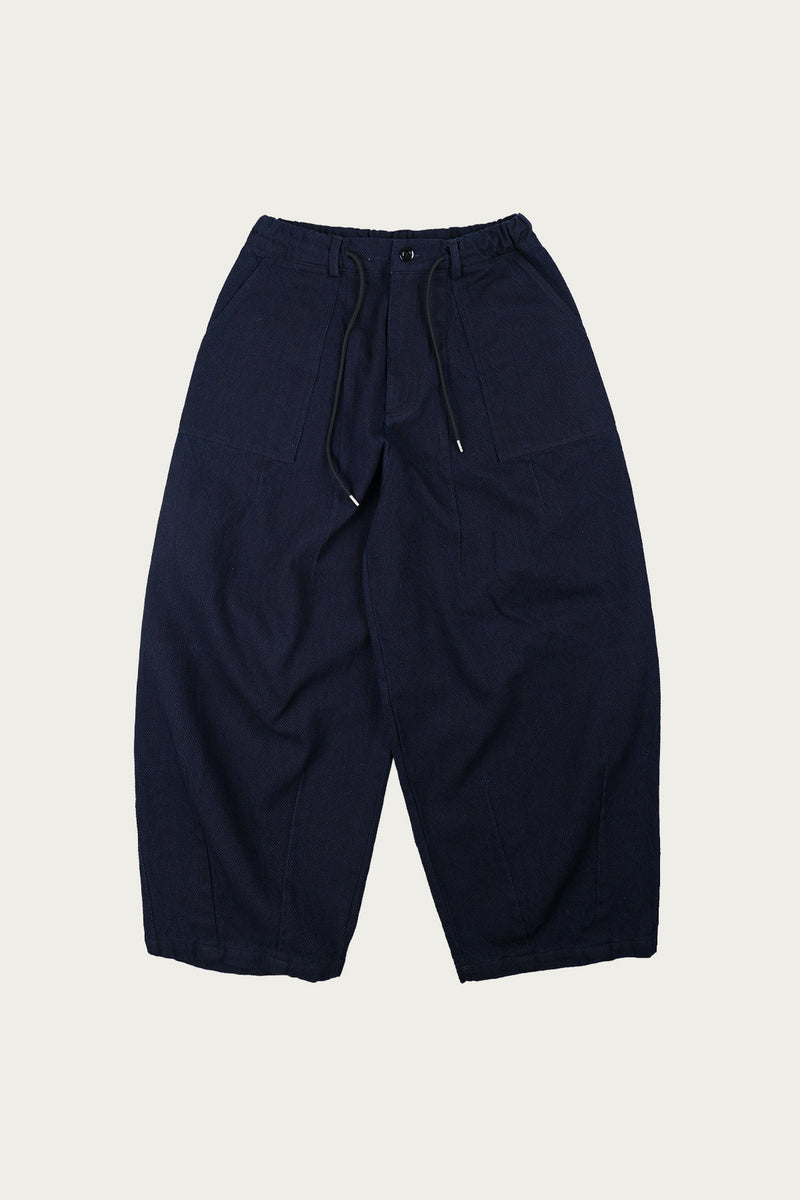 Frizmworks Sashiko Denim Balloon Pants | Indigo | Canoe Club