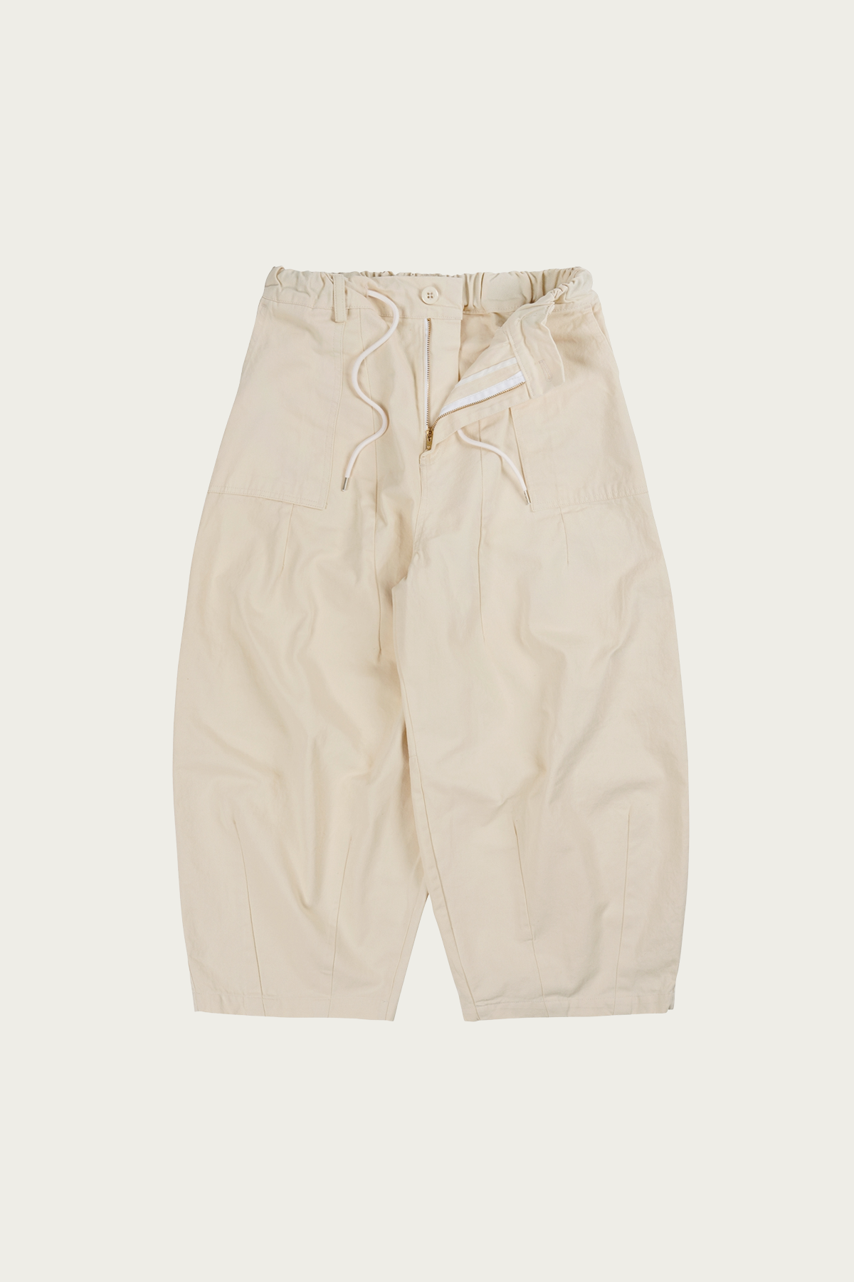 FrizmWORKS - Twill Balloon Pants - Ivory - Canoe Club