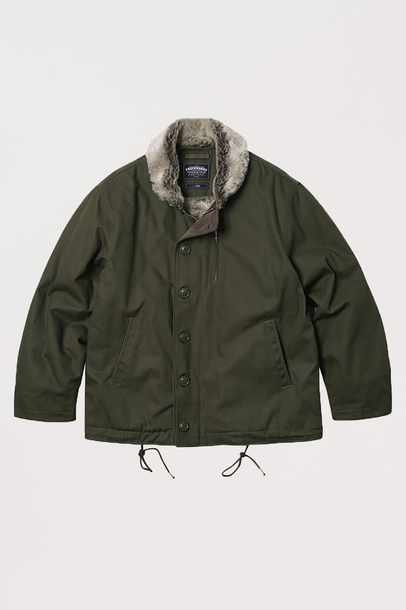 FrizmWORKS Edgar N-1 Deck Jacket | Olive | Canoe Club