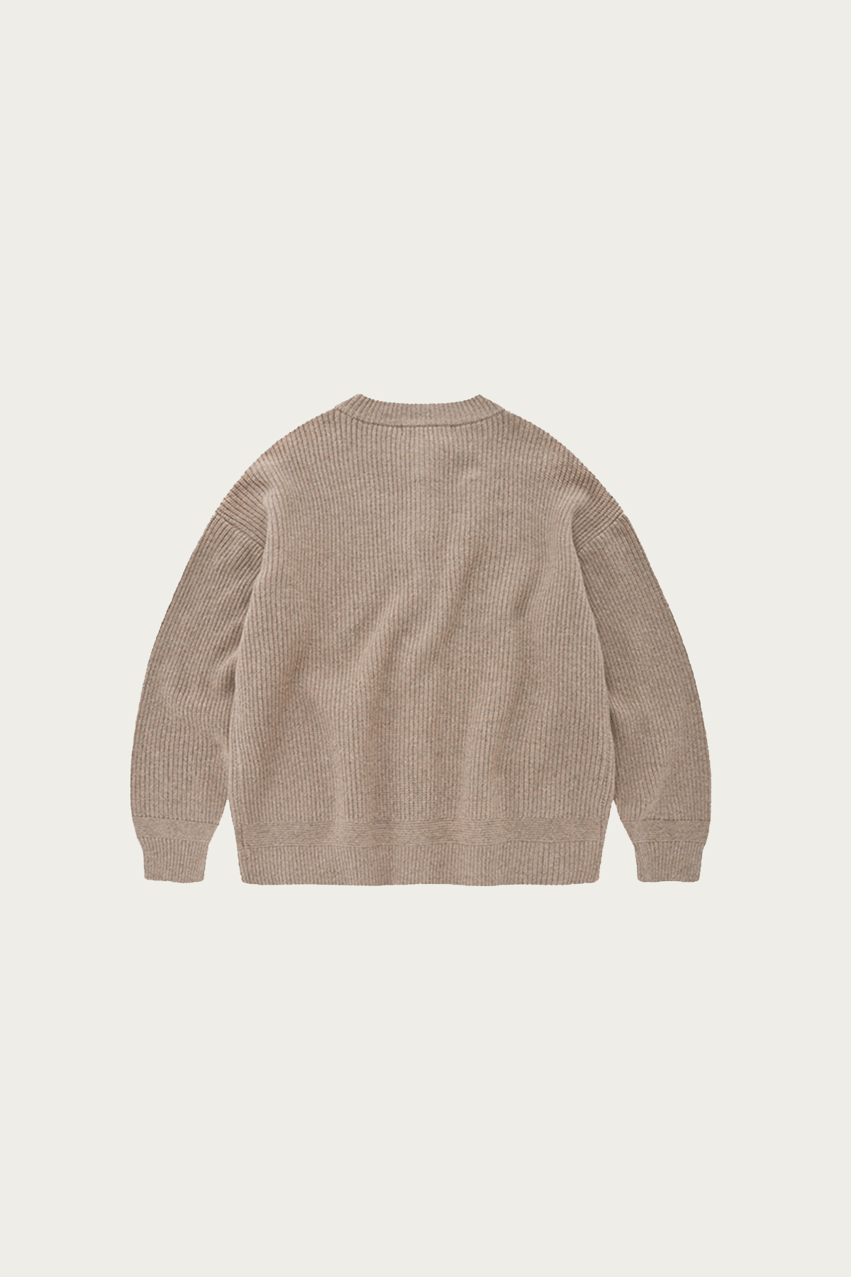 FrizmWORKS - Heavy Wool Round Cardigan - Oatmeal - Canoe Club