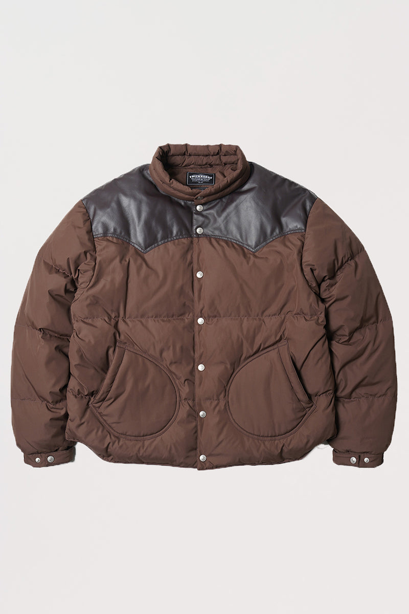 FrizmWORKS Mountain Down Jacket | Brown | Canoe Club