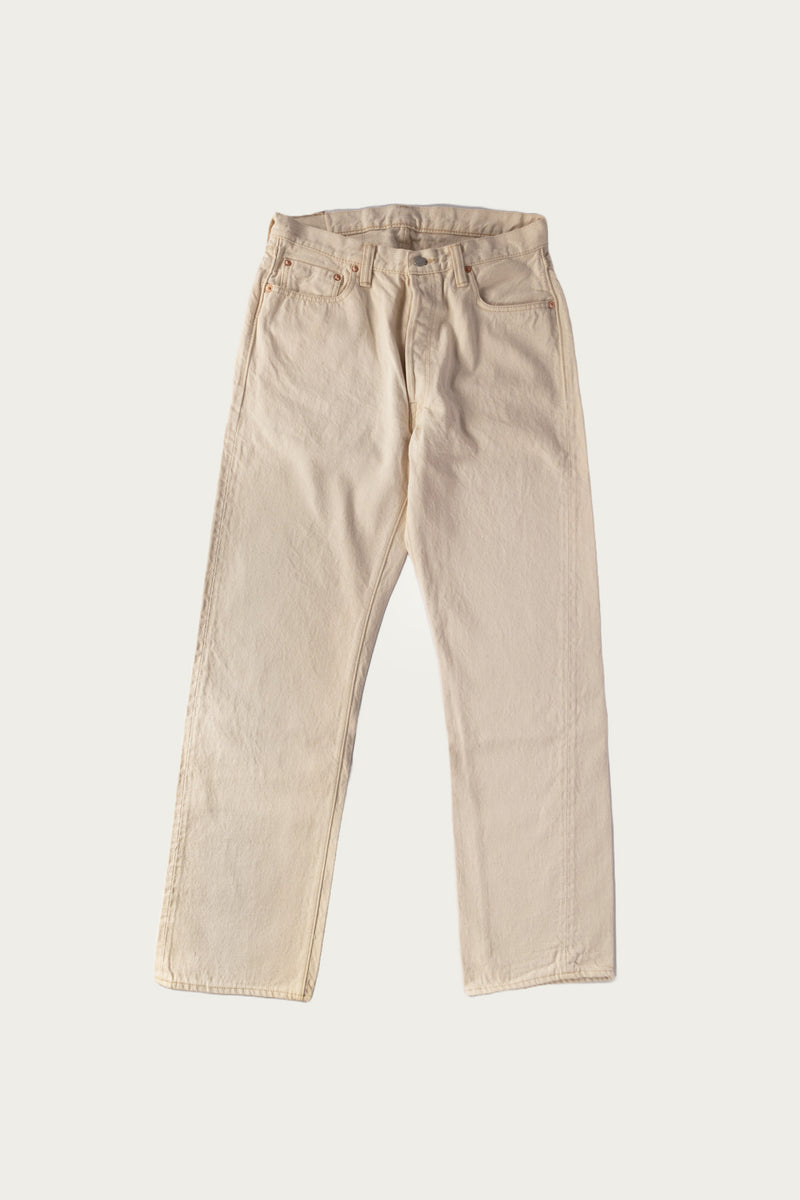 Fullcount Wide Selvedge Denim | Ecru | Canoe Club