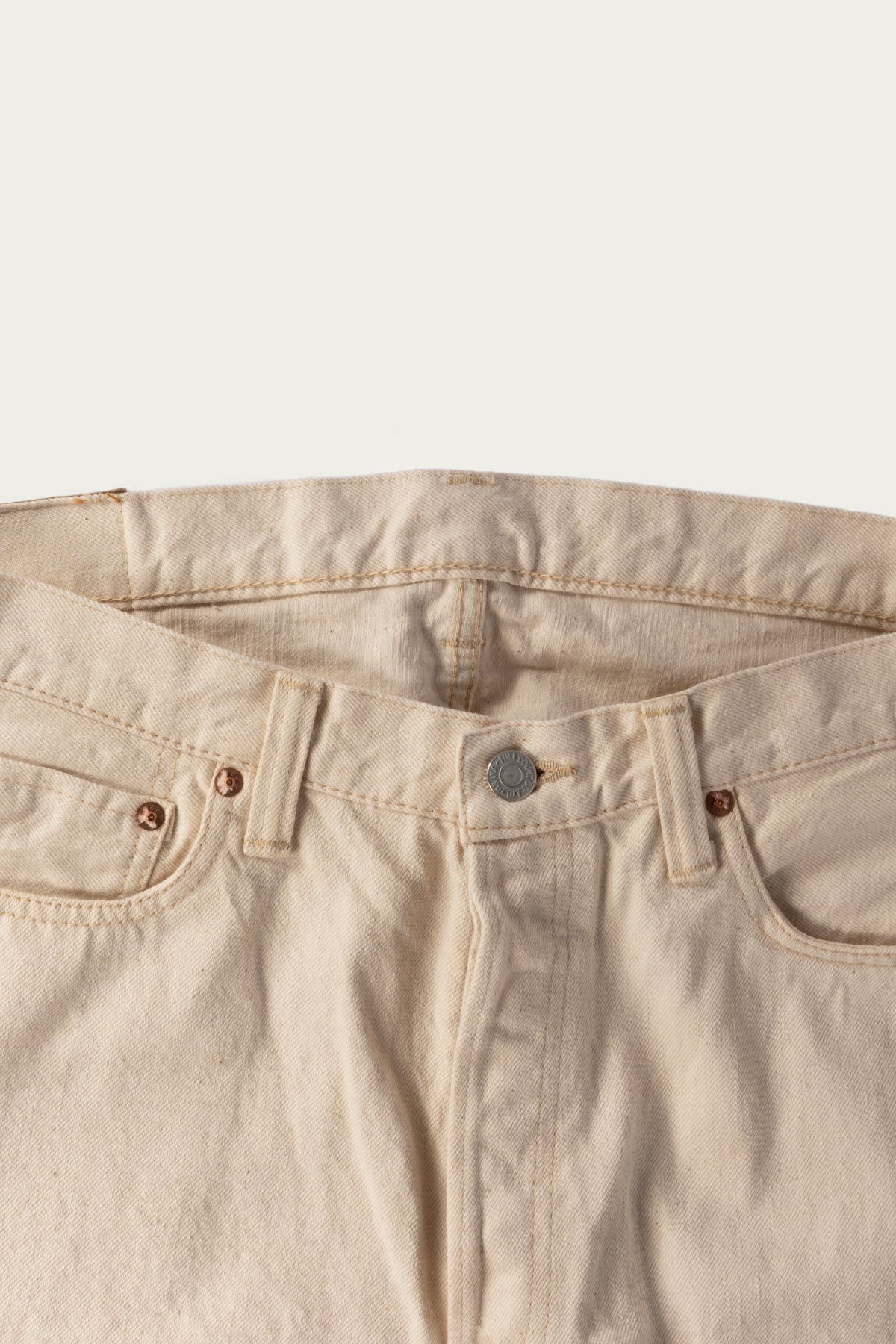 Fullcount - 0105EC - Wide Denim - Ecru - Canoe Club