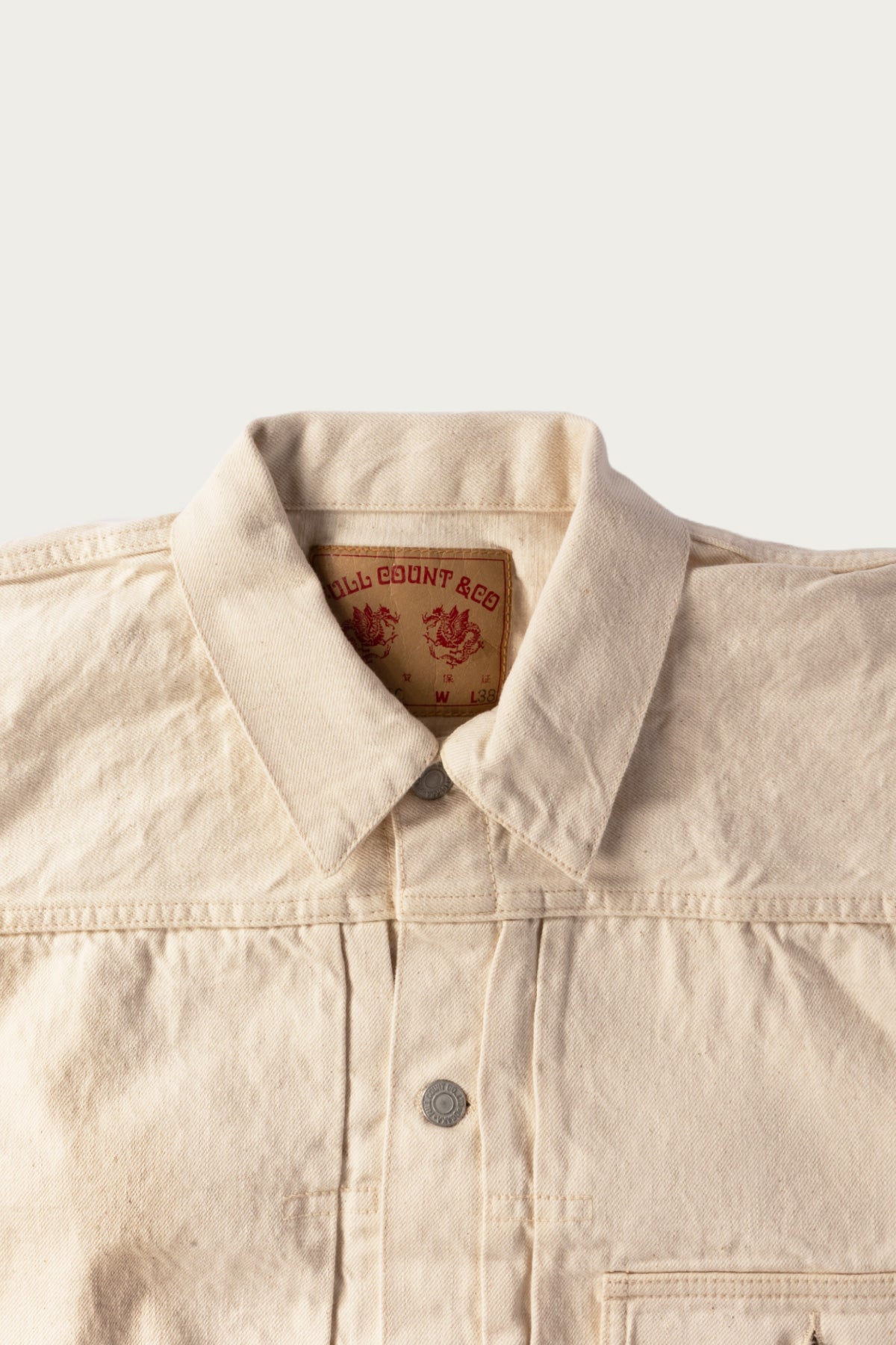 Fullcount - 2107EC - Type 1 Denim Jacket - Ecru - Canoe Club