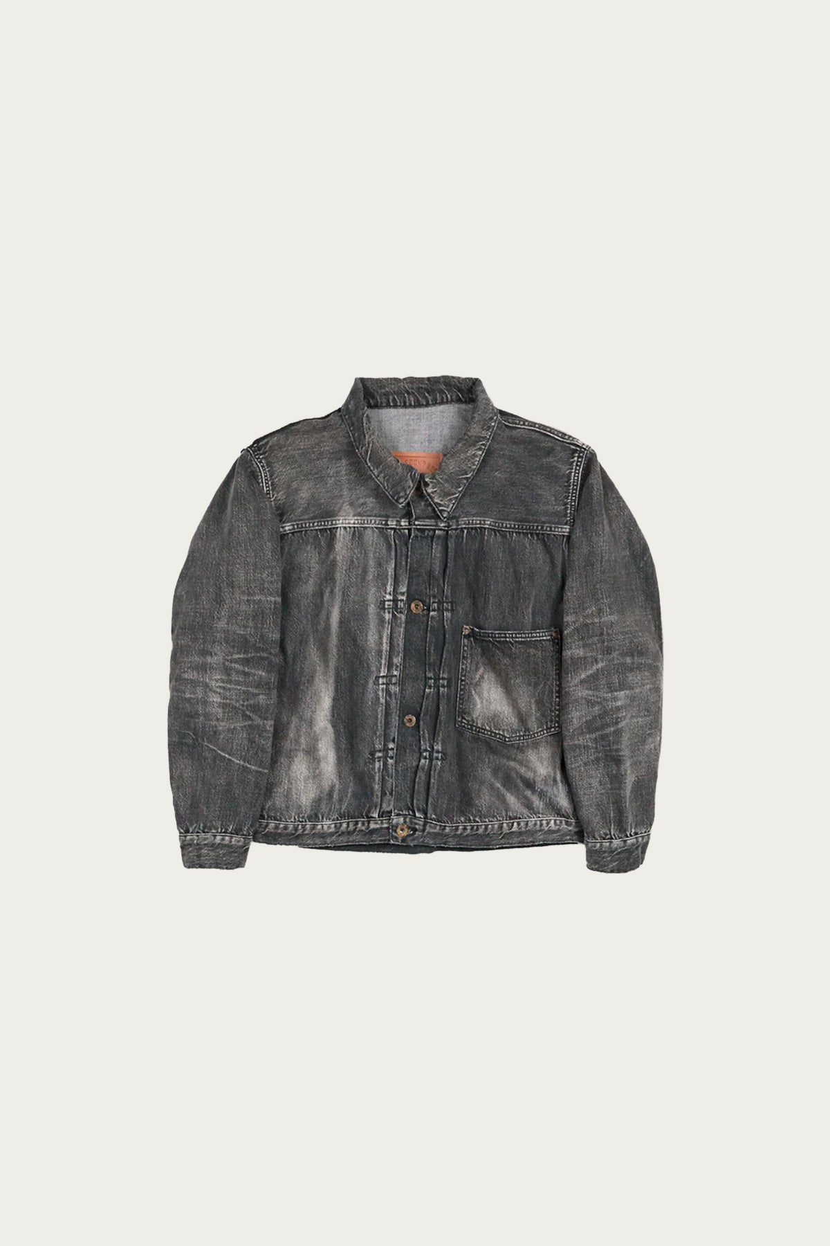 Fullcount - WWII Model 11.5oz Black Denim Jacket HW Master of Reality - Black - Canoe Club