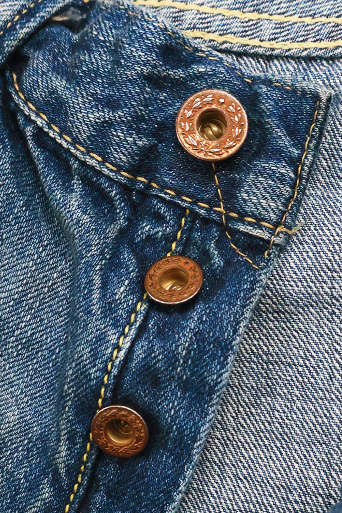 Fullcount - WWII Model 11.5oz Denim Pants HW Master of Reality - Indigo Blue - Canoe Club