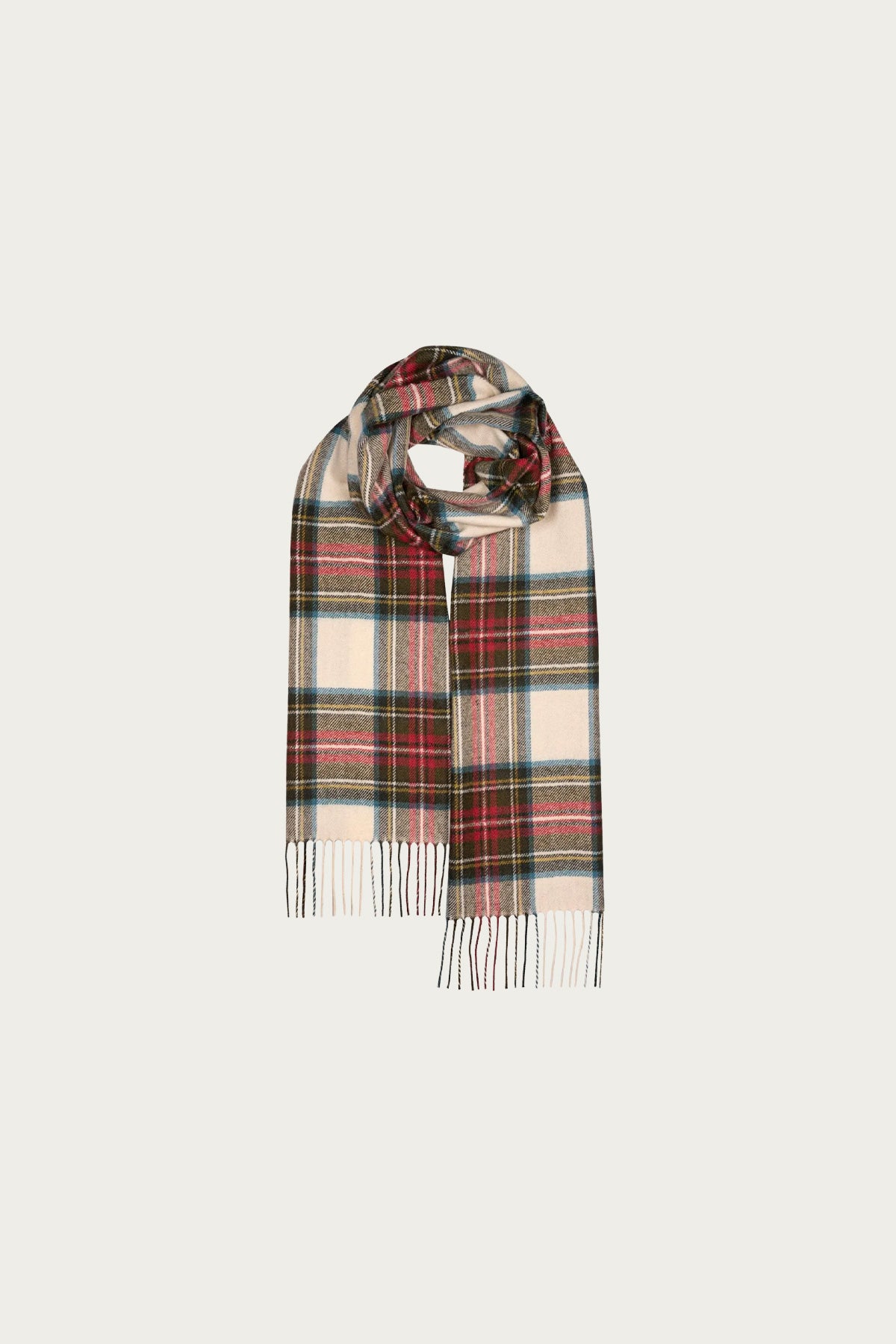 Gloverall - Oversized Lambswool Scarf - Dress Stewart Weathered - Canoe Club