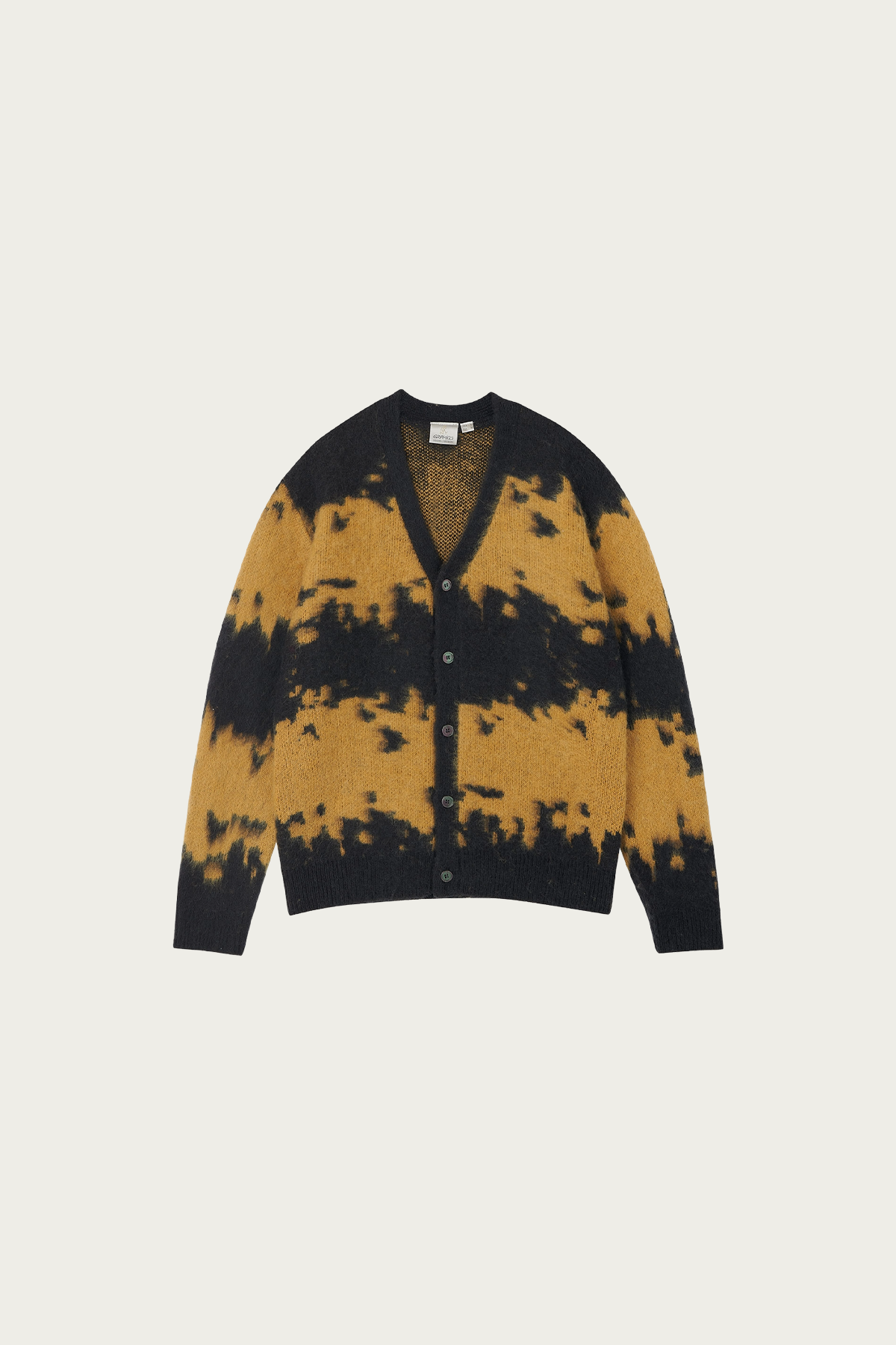 Gramicci - Mohair Splatter Cardigan - Saffron Splatter - Canoe Club