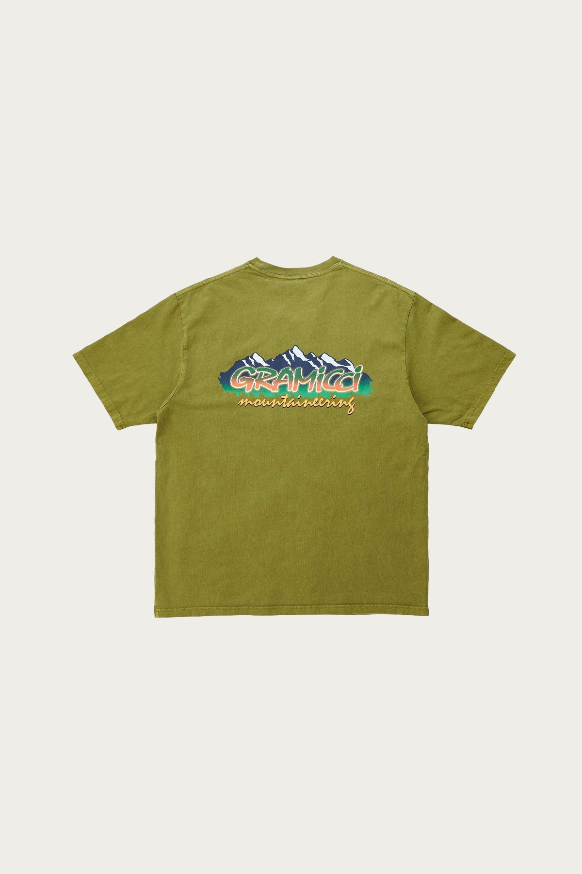 Gramicci - Mountaineering Tee - Pistachio Pigment - Canoe Club