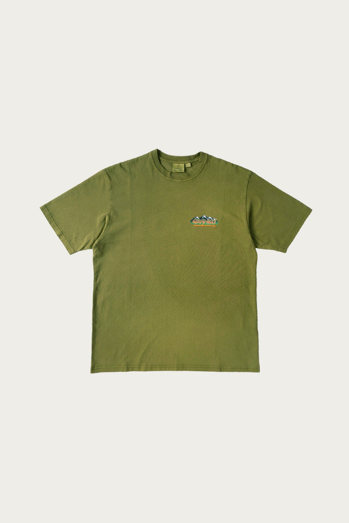 Gramicci - Mountaineering Tee - Pistachio Pigment - Canoe Club