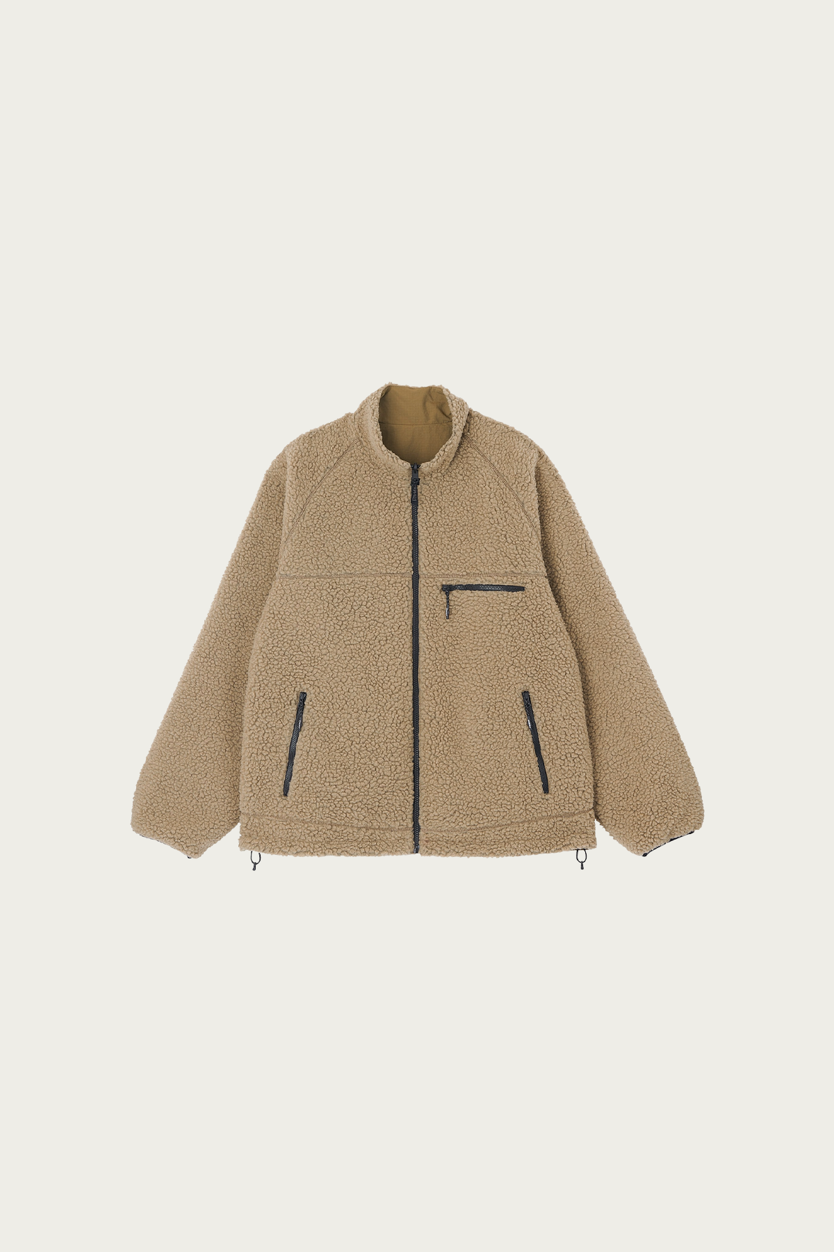 Gramicci - Reversible Sherpa Jacket - Beige/Tan - Canoe Club