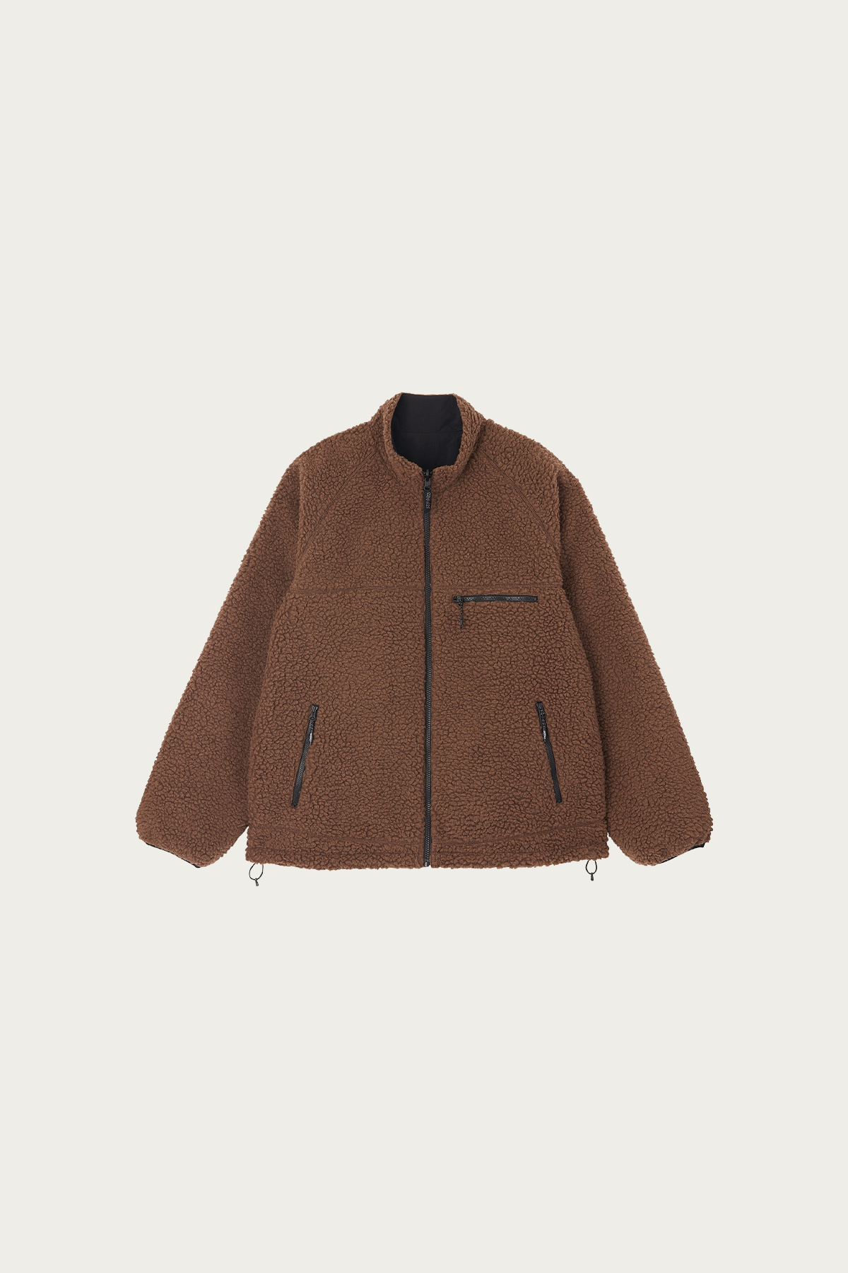 Gramicci - Reversible Sherpa Jacket - Dark Brown/Black - Canoe Club