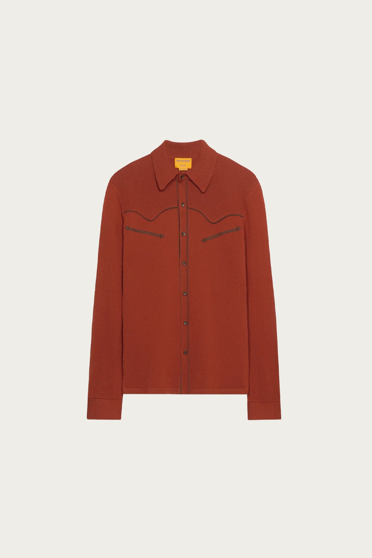 Guest In Residence - Western Button Up Shirt - Cinnamon - Canoe Club