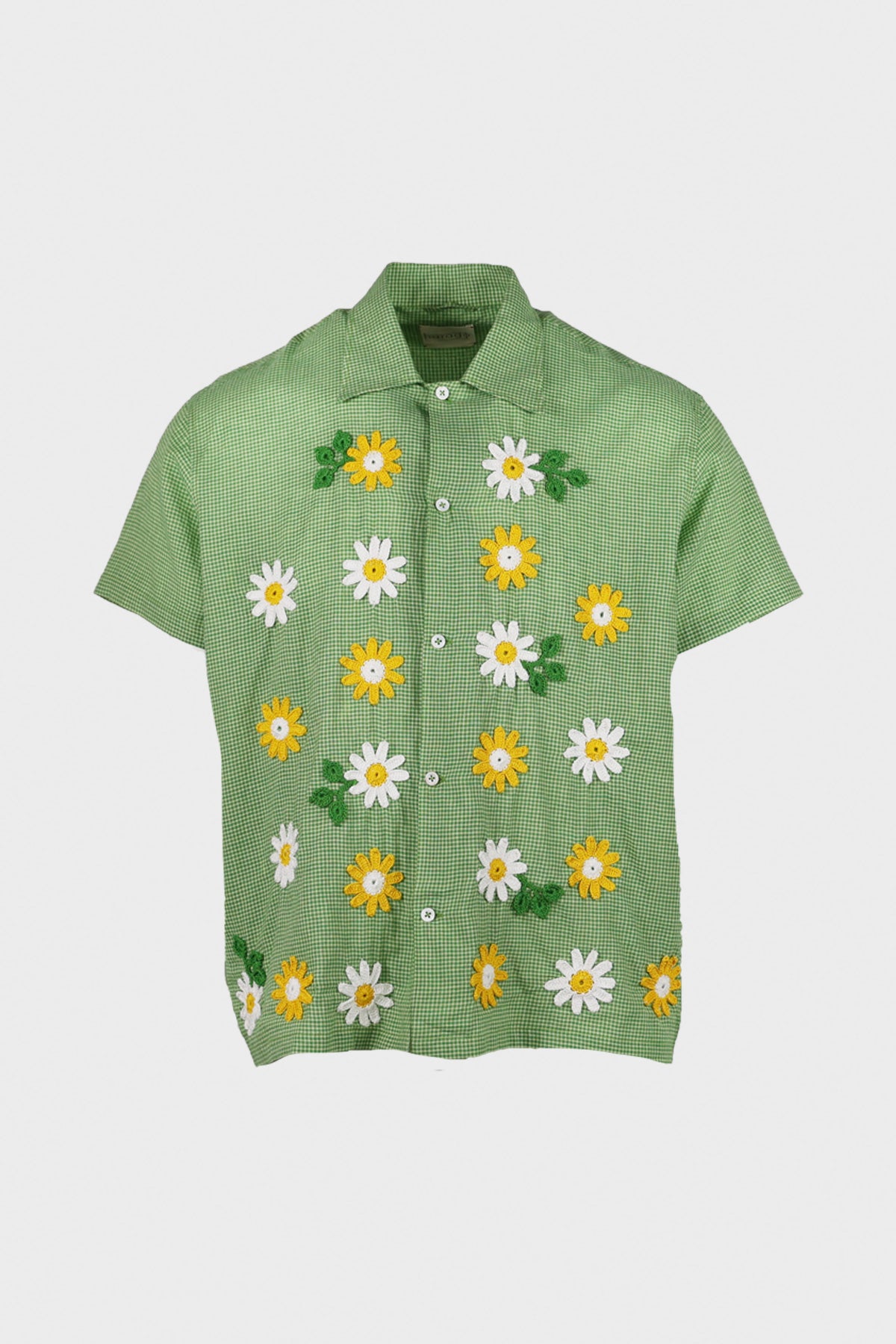 Harago - Crochet Applique Shirt - Green - Canoe Club