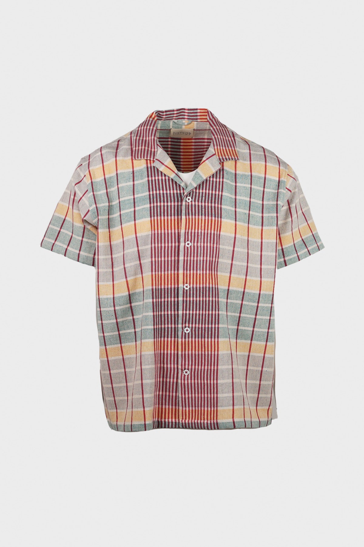 Harago - Gamcha Checks Short Sleeve Shirt - Multi - Canoe Club