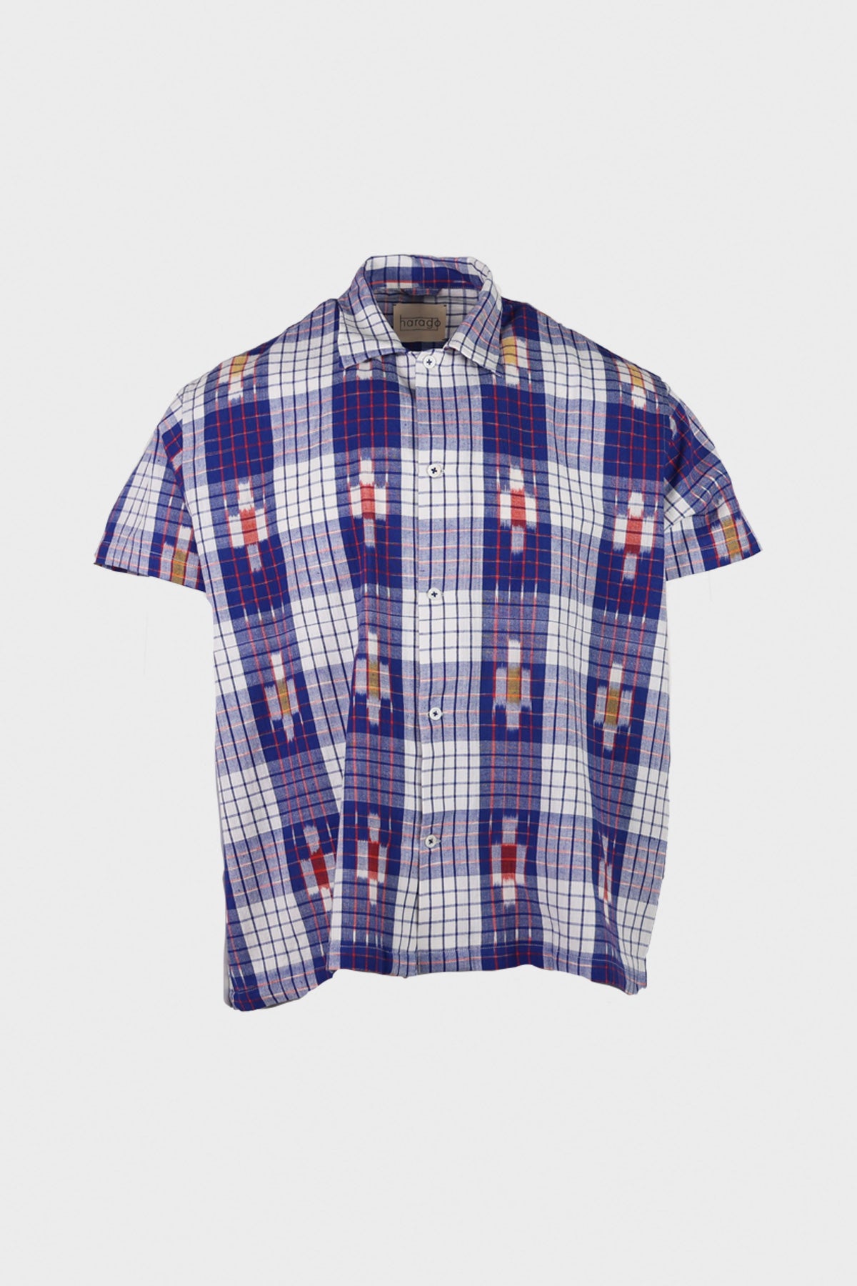 Harago - Handloom Shortsleeve Shirt - Indigo - Canoe Club