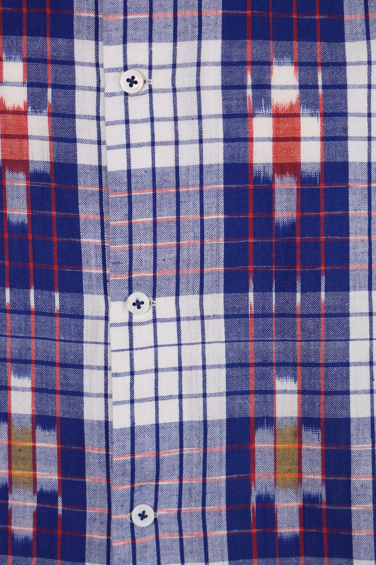 Harago - Handloom Shortsleeve Shirt - Indigo - Canoe Club