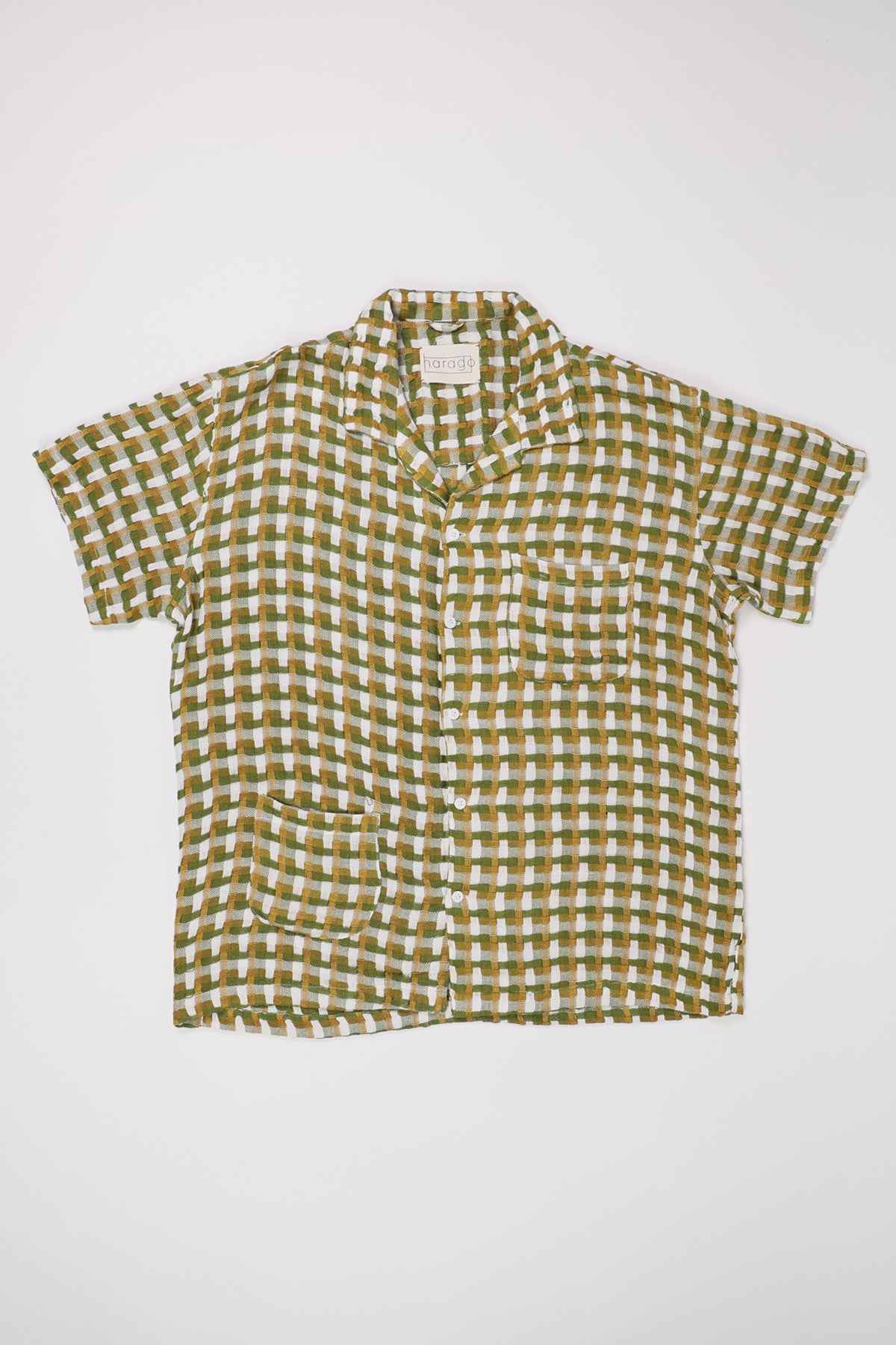 Harago - Loose Weave Textured Shirt - Multi - Canoe Club