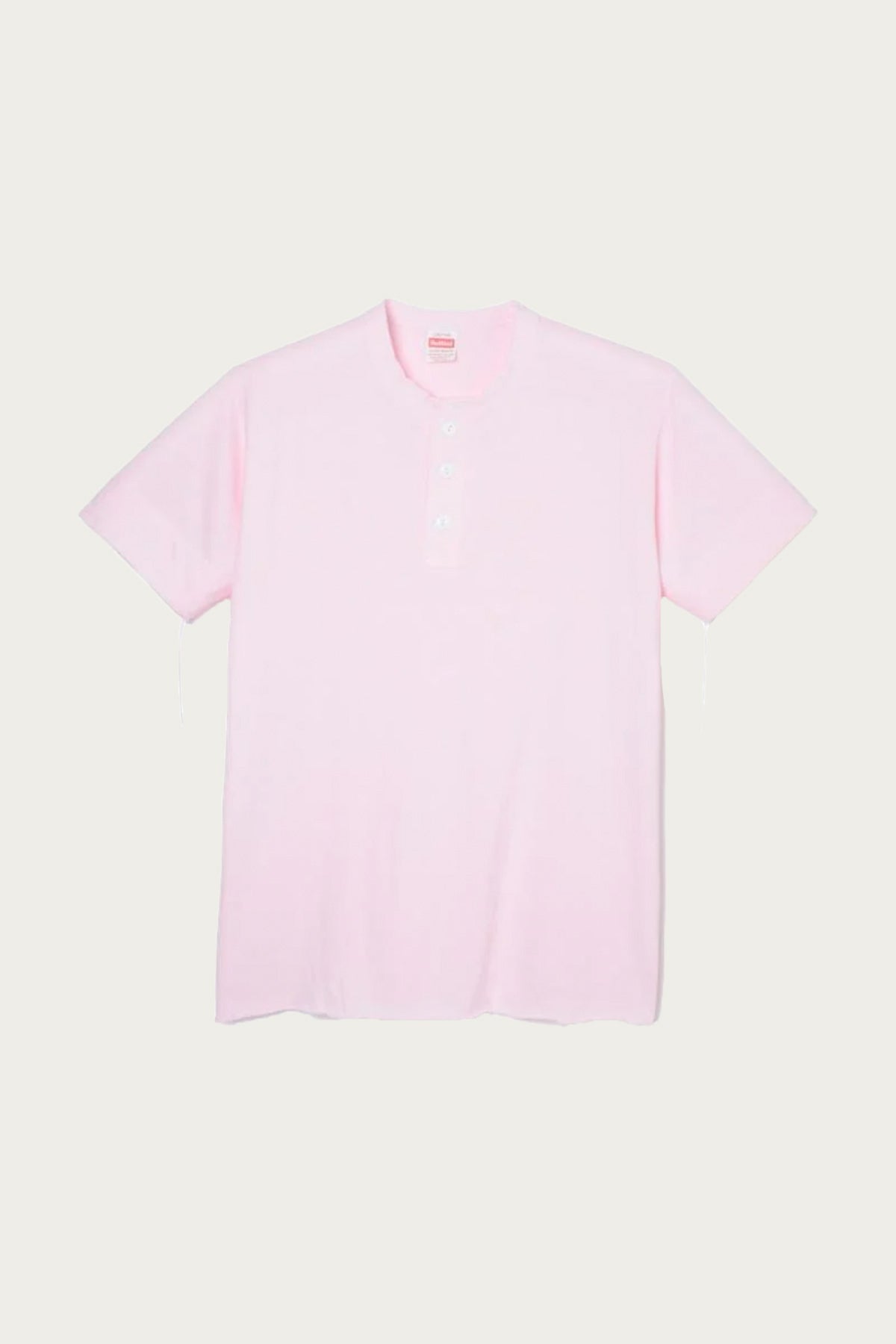 Healthknit - S/S Henley - Dull Pink - Canoe Club