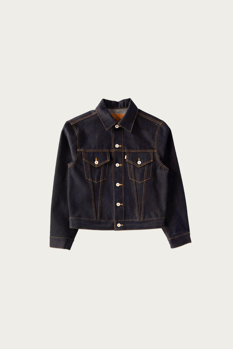 Herill Cashmere Denim 755 Jacket | Indigo | Canoe Club