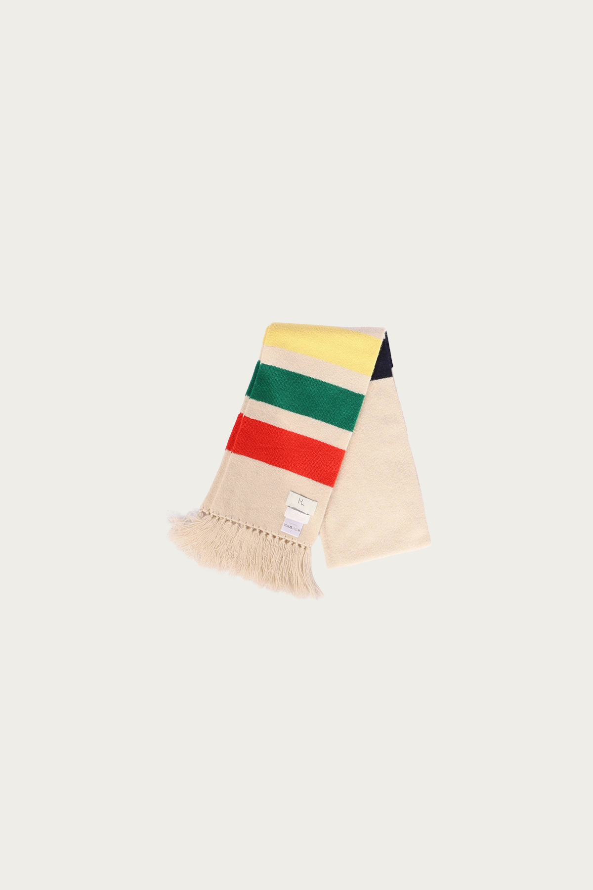 Herill - Cashmere Muffler - White - Canoe Club