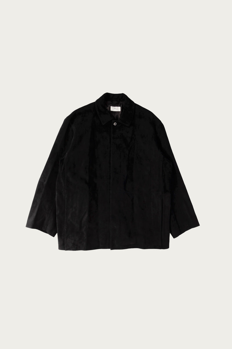 Herill Goatsuede Jacket | Black | Canoe Club