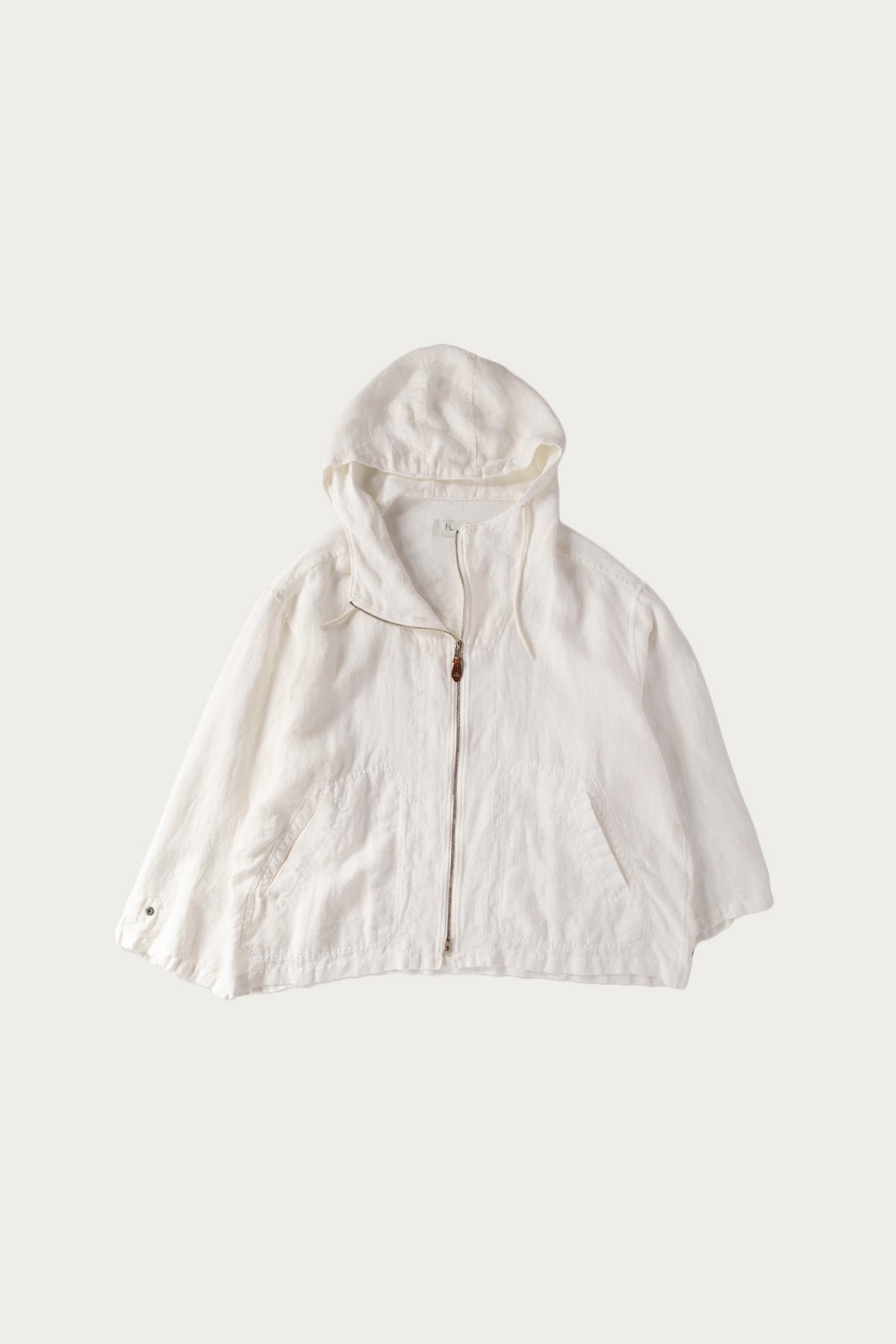 Herill - Hemp Hooded Jacket - White - Canoe Club