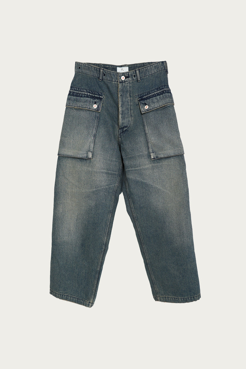 Herill HL Denim M44 Trousers | Vintage Worn | Canoe Club