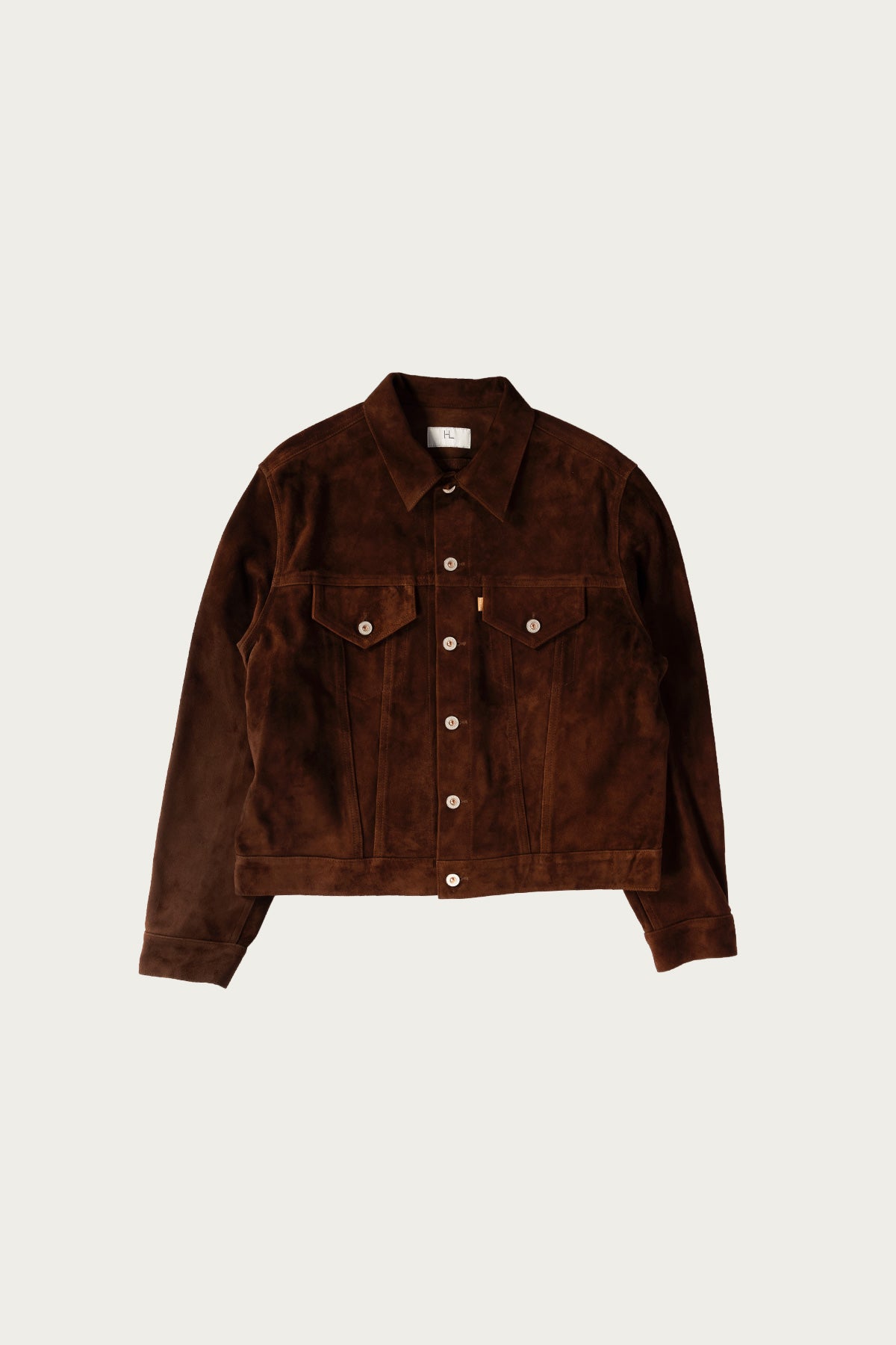 Herill - Lambsuede Jacket - Brown (fw25) - Canoe Club