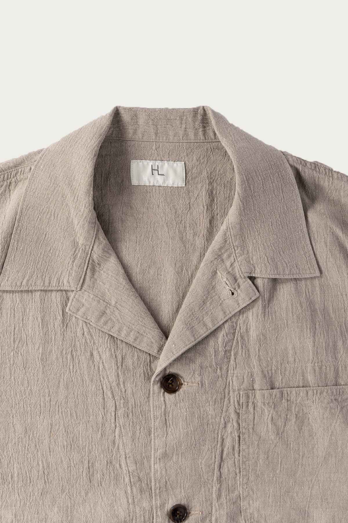 Herill - Linen P41 Coverall Jacket - Natural - Canoe Club
