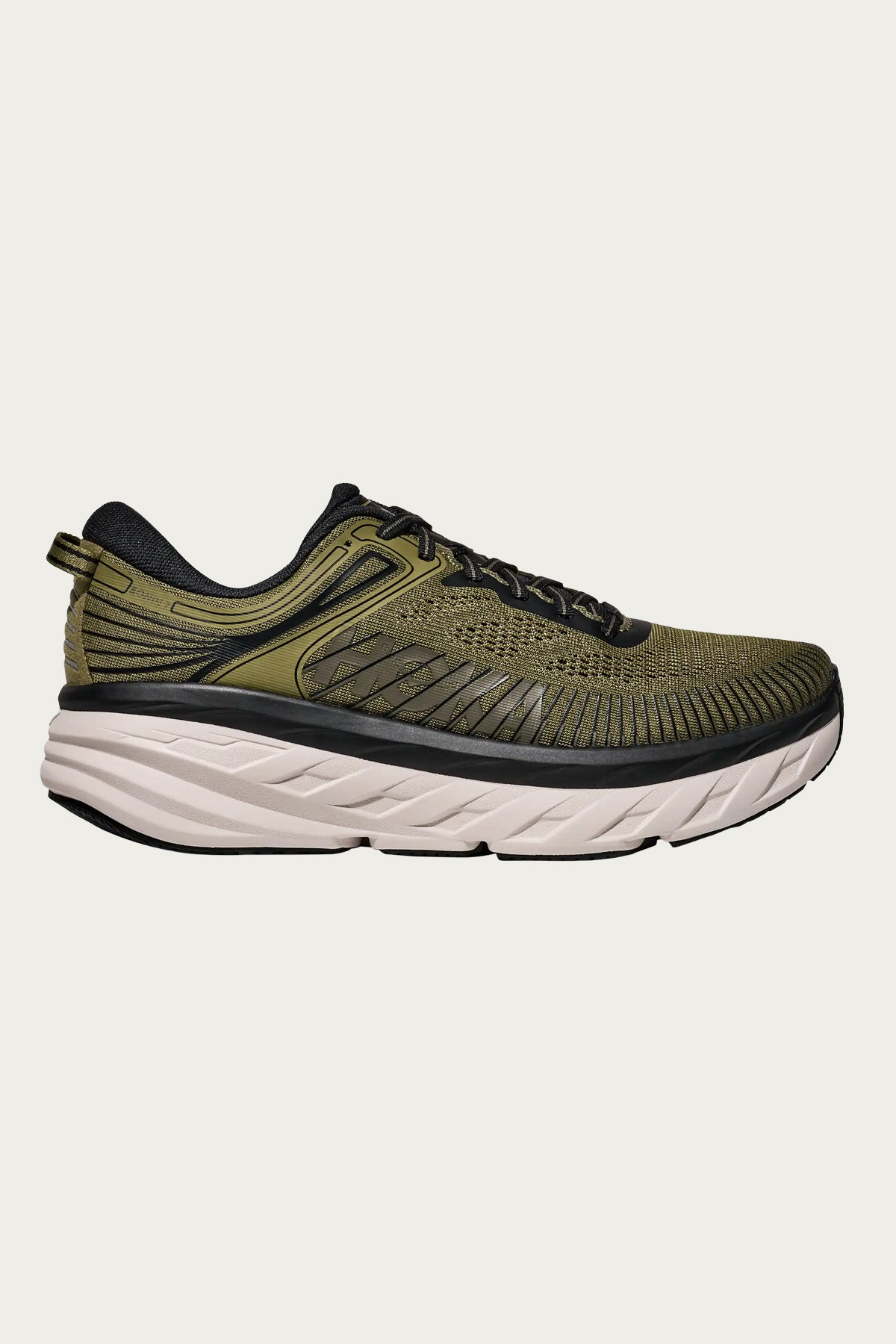HOKA - M Bondi 7 - Wild Rye/Black - Canoe Club