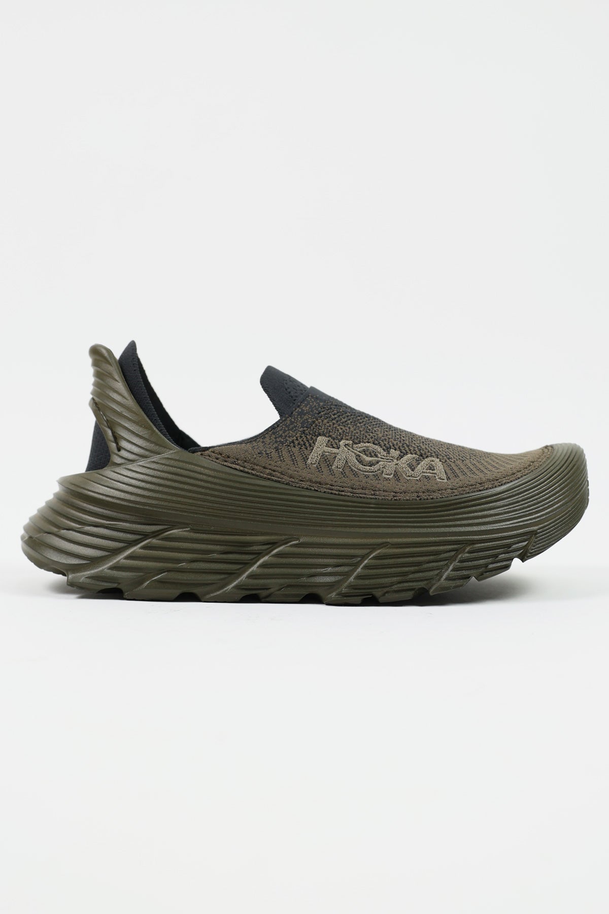 HOKA - Restore TC - Dark Olive/Black - Canoe Club