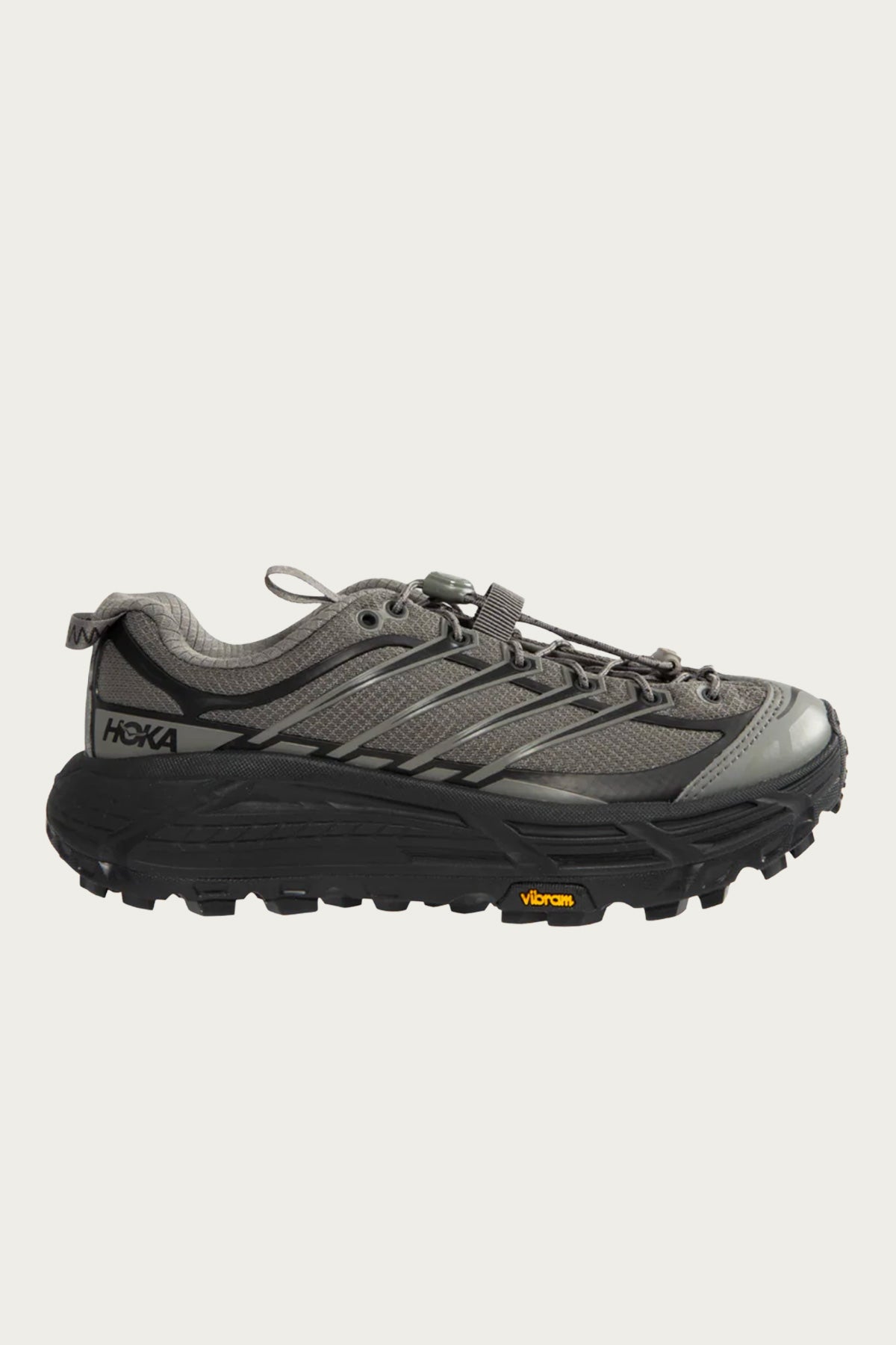 HOKA - U Mafate Three2 - Gravel/Carbon Black - Canoe Club