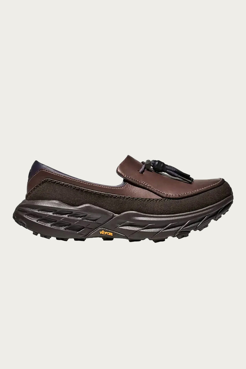 新品 27cm Hoka U Speed Loafer Walnut Hoka U Speed Loafer | Walnut/Cast Iron | Canoe Club