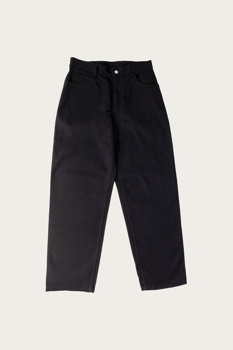 JAMES COWARD ジェームスカワード パンツ V ブラックデニム James Coward 5pkt Jean | Black 12oz One Wash Denim | Canoe Club
