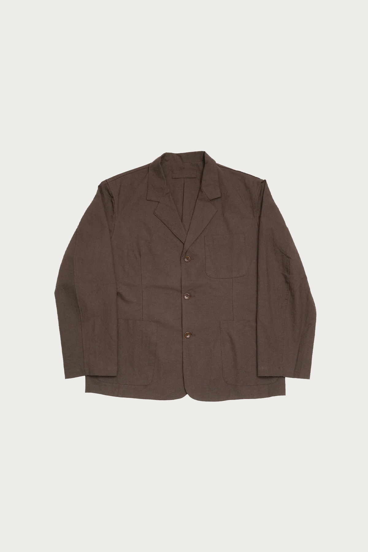 James Coward - Carry On Jacket - Dark Brown Overdye Canvas - Canoe Club