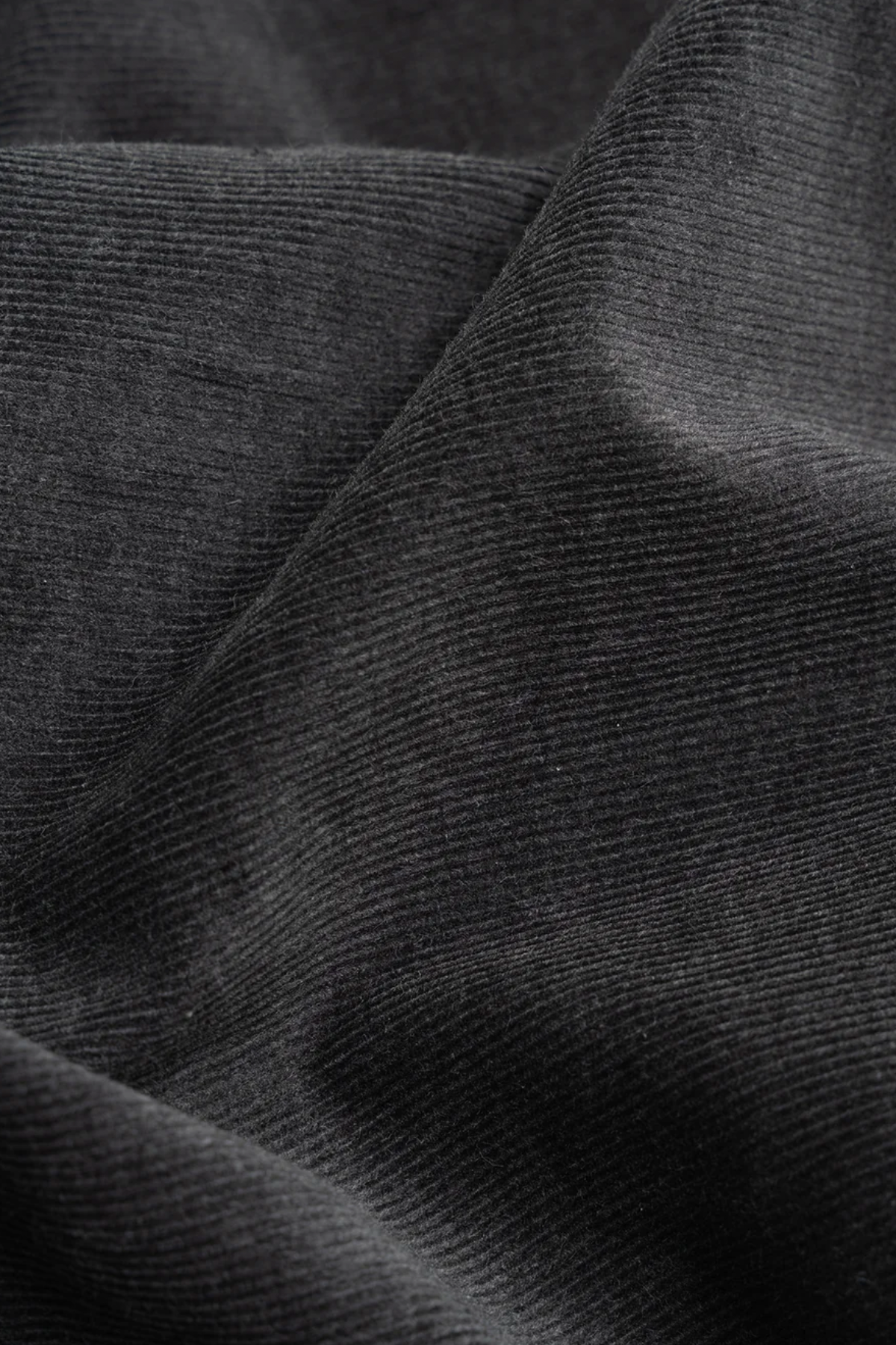 James Coward - Carry On Pant - Charcoal Yarn Dyed Cotton Corduroy - Canoe Club