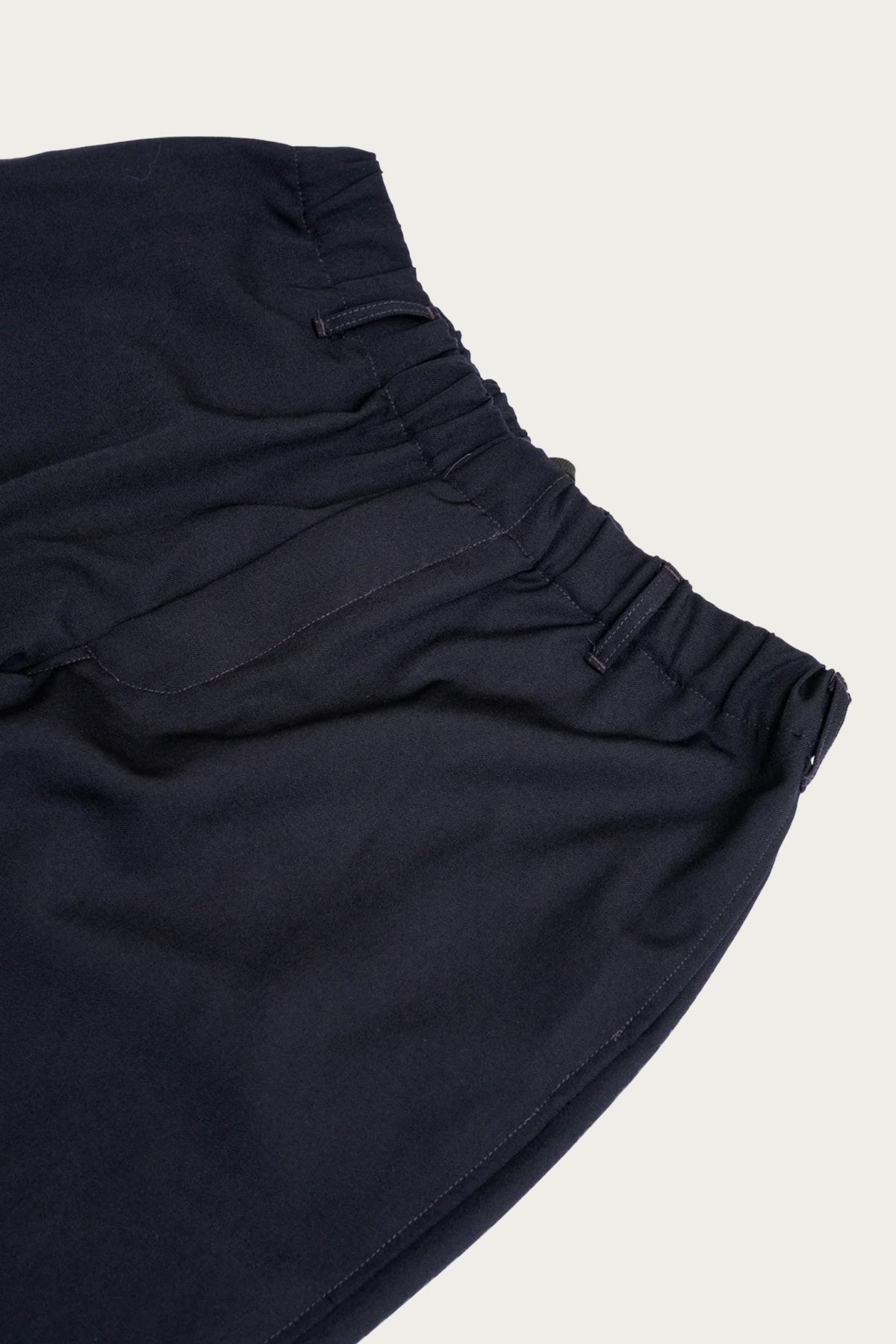 James Coward - Carry On Pant - Dark Navy Wool Gabardine - Canoe Club