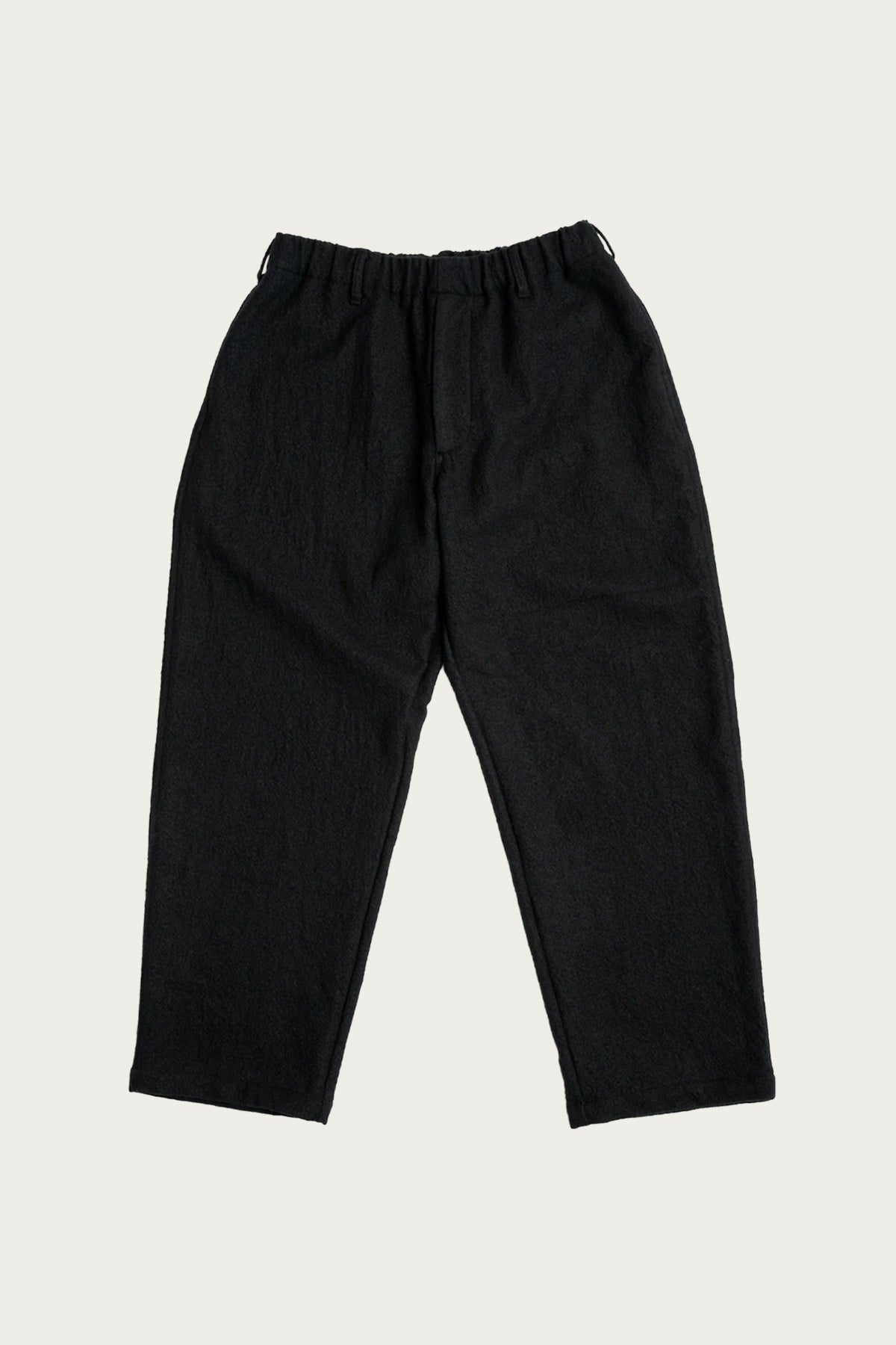 James Coward - Carry On Pant - Black Wool Flannel - Canoe Club