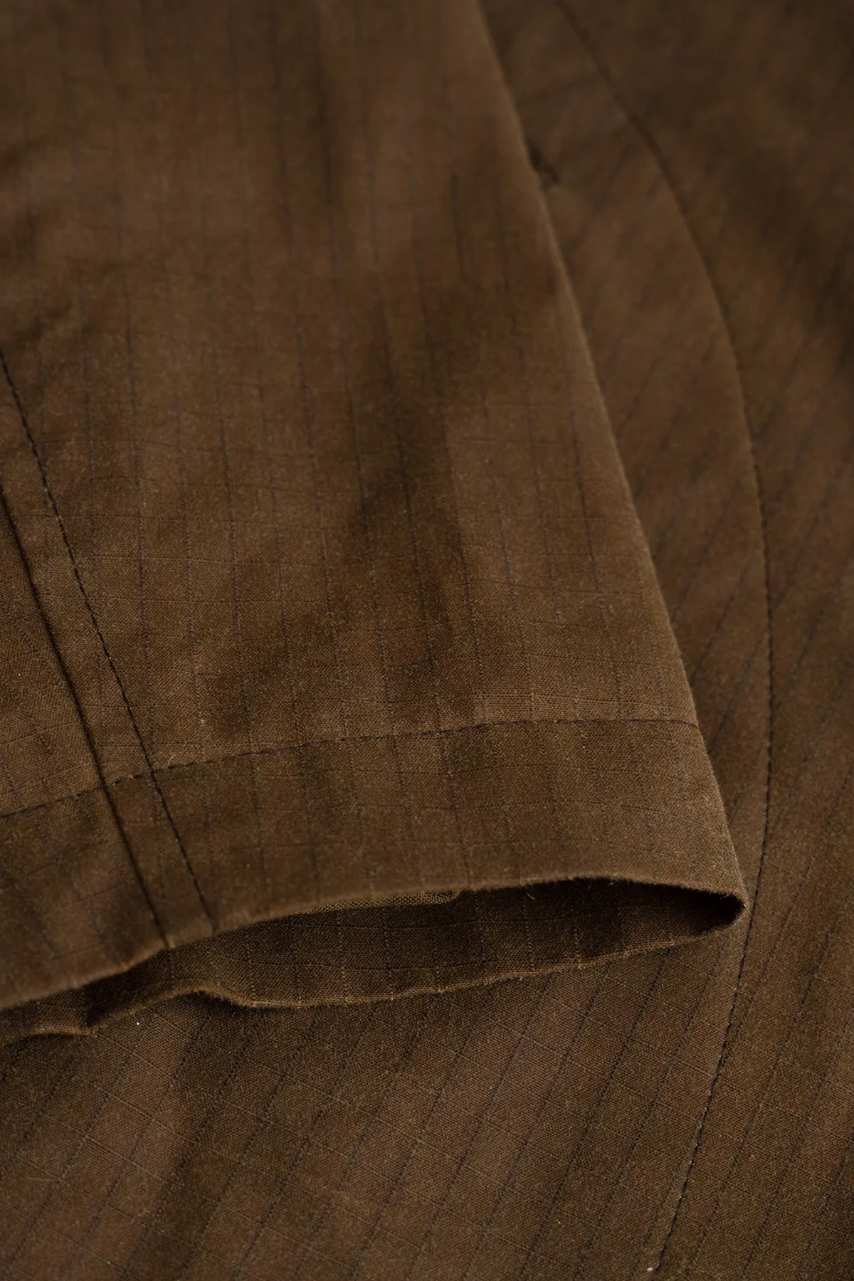 James Coward - Site Jacket - Coyote Waxed Organic Ripstop - Canoe Club