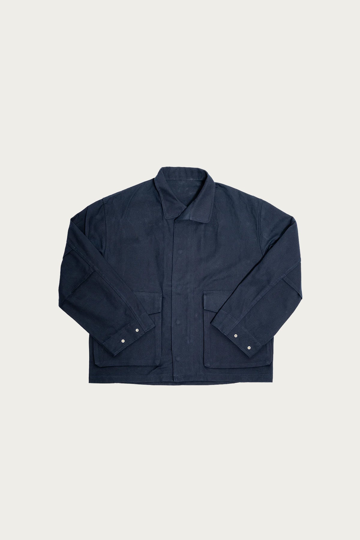 James Coward - Six Jacket - Navy Waxed Cotton Washi Ox - Canoe Club