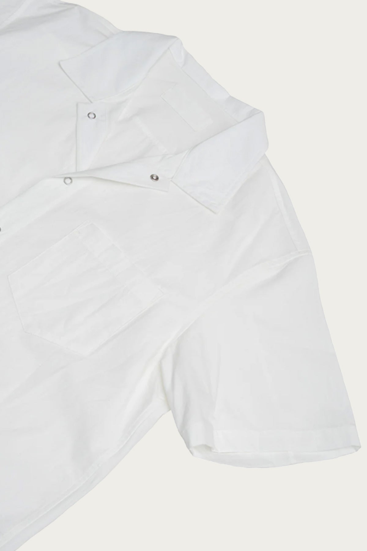 James Coward - Sundown Shirt - Natural Cotton Wool Typewriter Cloth - Canoe Club