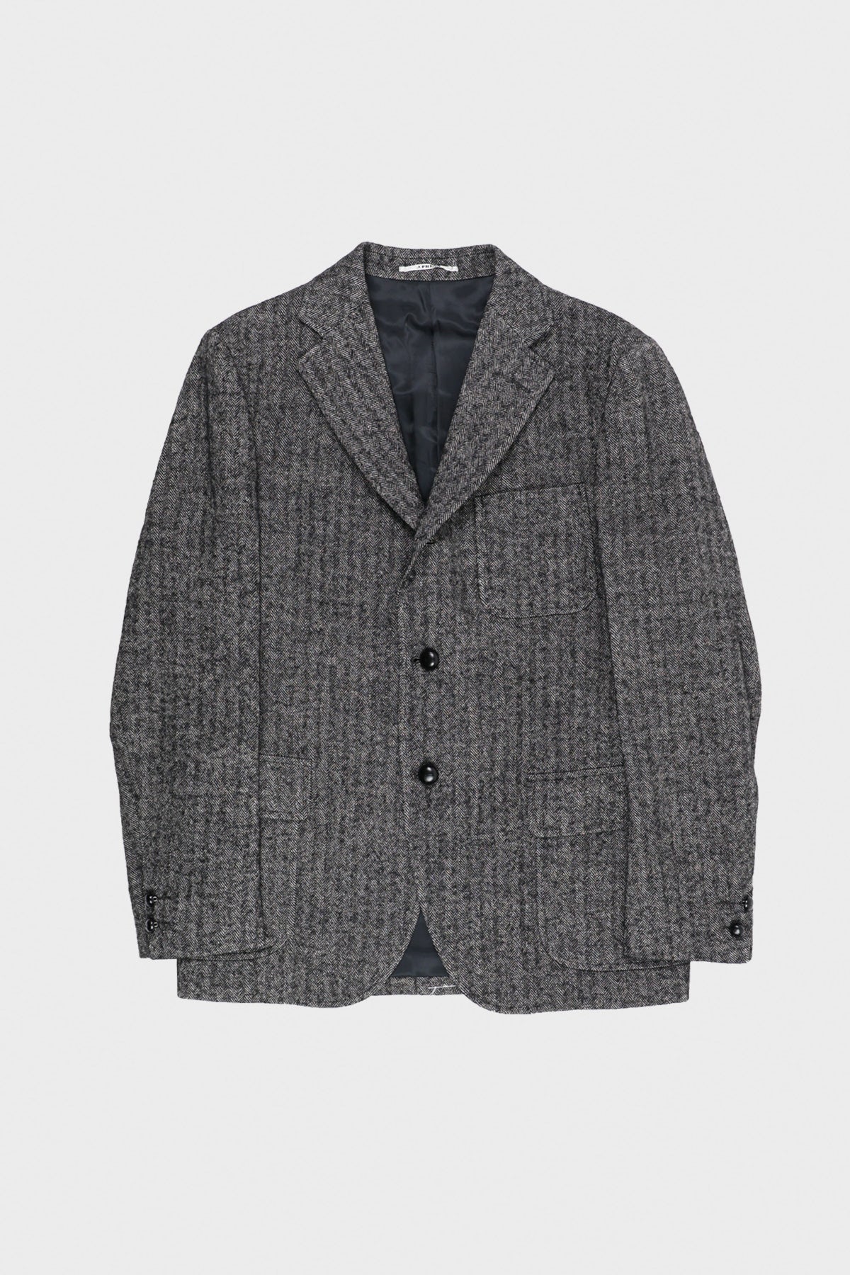 J. Press - 3B Authentic Blazer - Gray Herringbone Tweed - Canoe Club