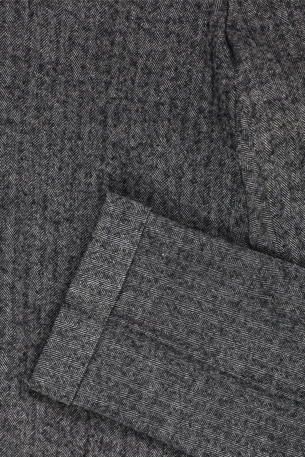 J. Press - Piped Stem Pants - Gray Herringbone Tweed - Canoe Club