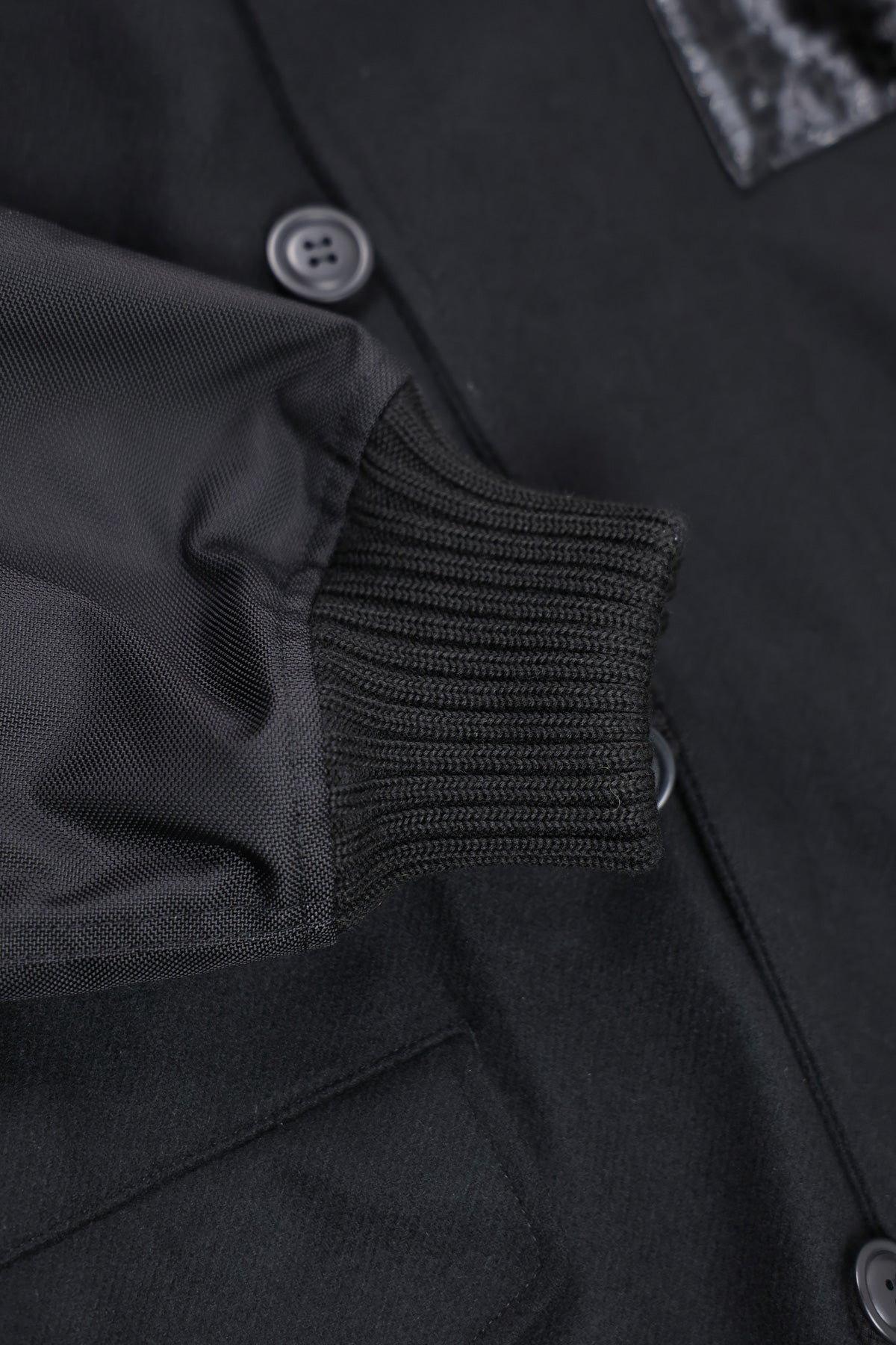Junya Watanabe - Pocketed Wool Parka - Black - Canoe Club