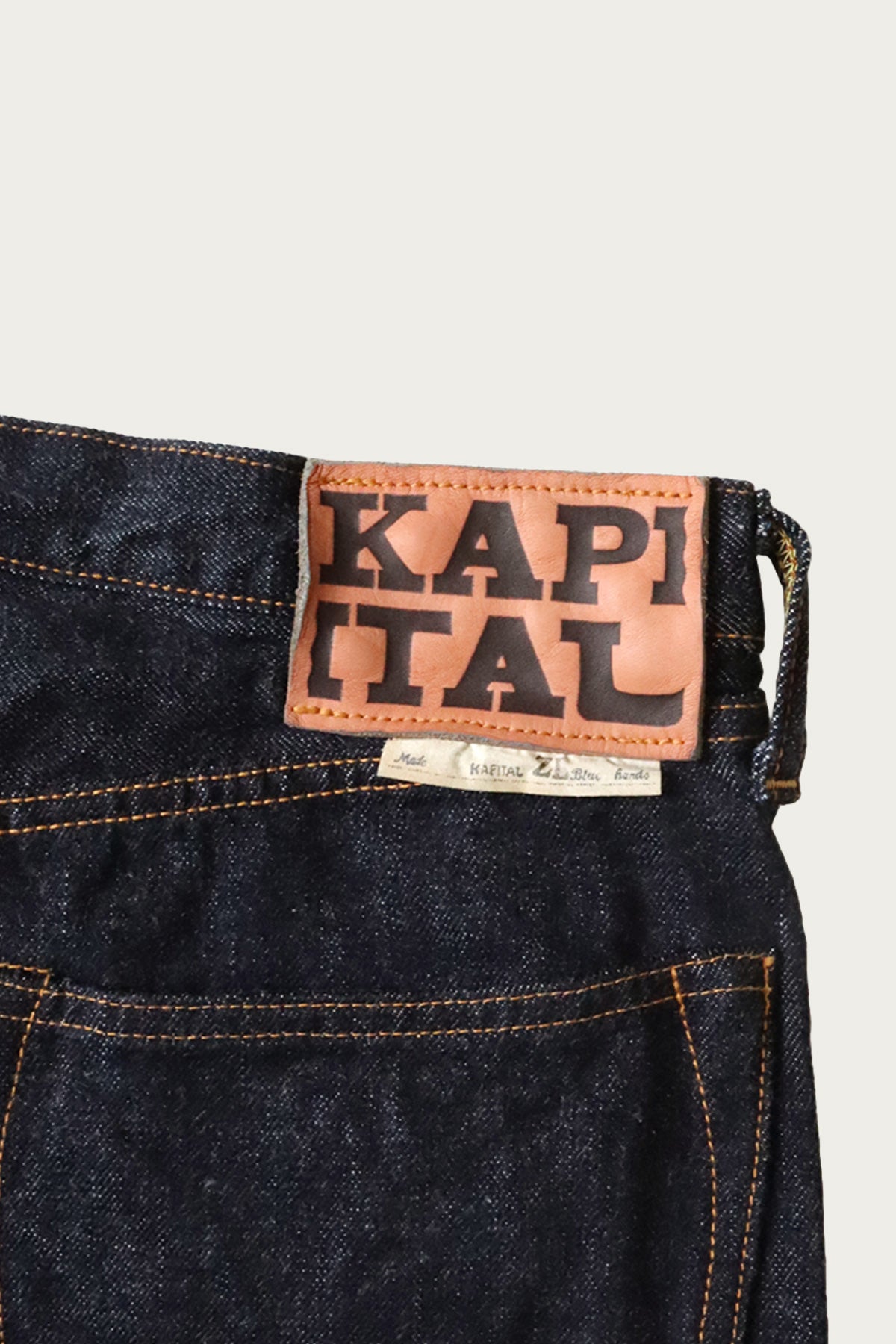 Kapital - 13.5oz Zimbabwe Denim 5P MONKEY TH - One Wash - Canoe Club