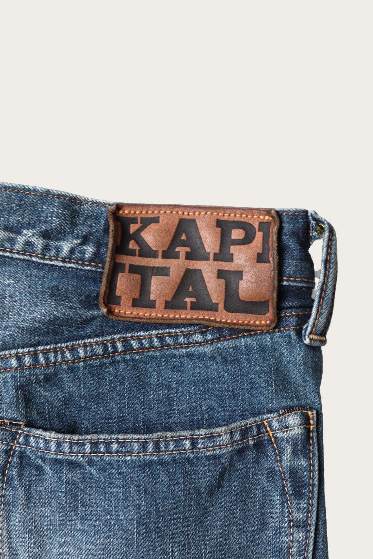 Kapital - 13.5oz Zimbabwe Denim 5P MONKEY TH (PRO) - Indigo - Canoe Club