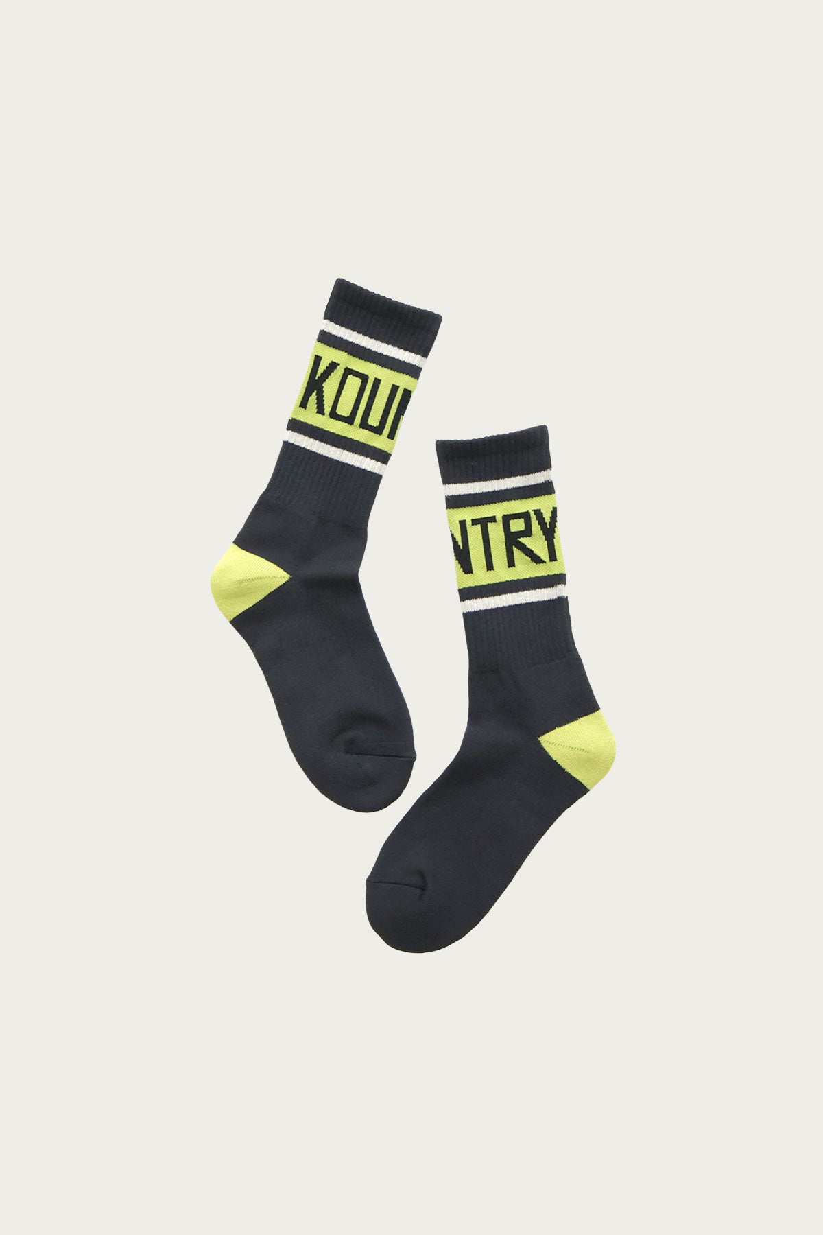 Kapital - 144 Yarns KOUNTRY Socks - Black - Canoe Club
