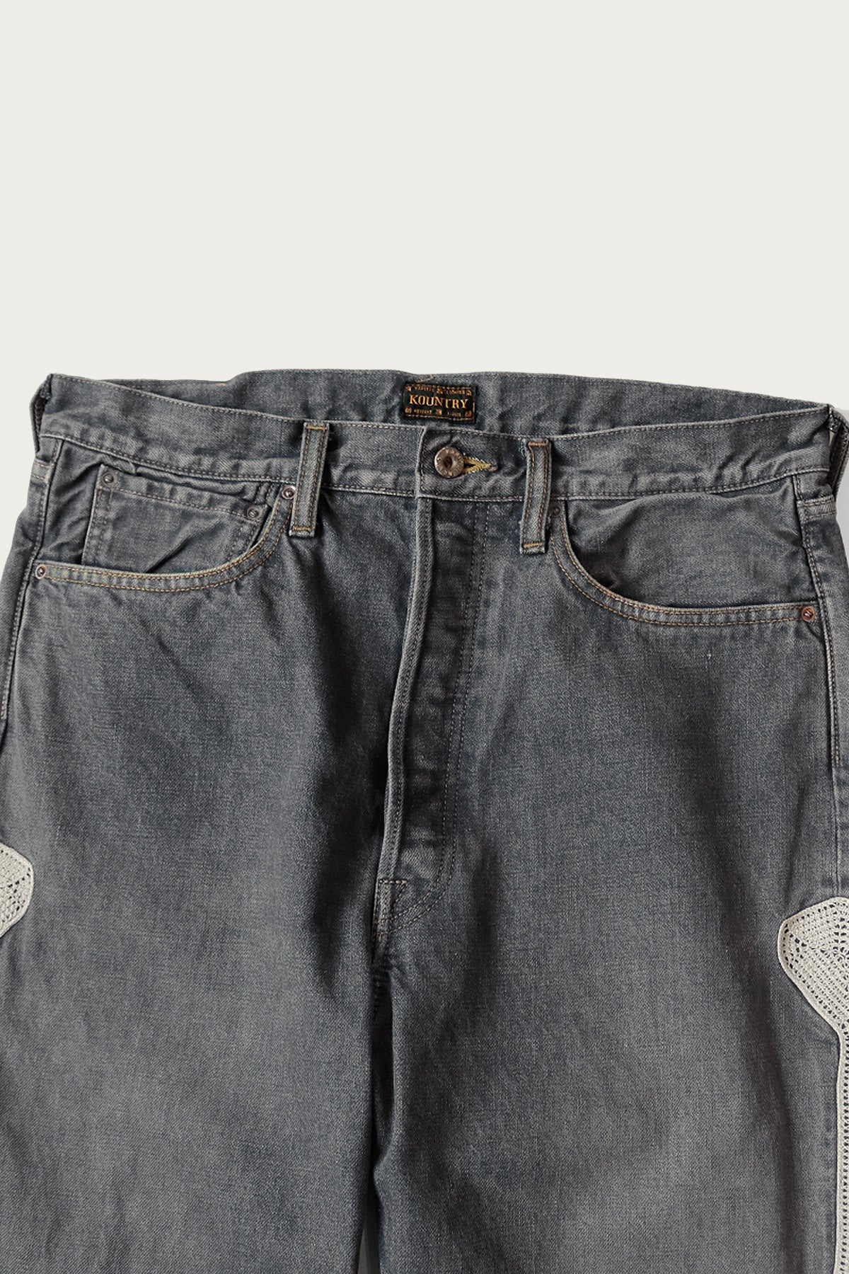 Kapital - 14oz Black Denim MEXICAN TUXEDO 5P OKAGILLY - Canoe Club