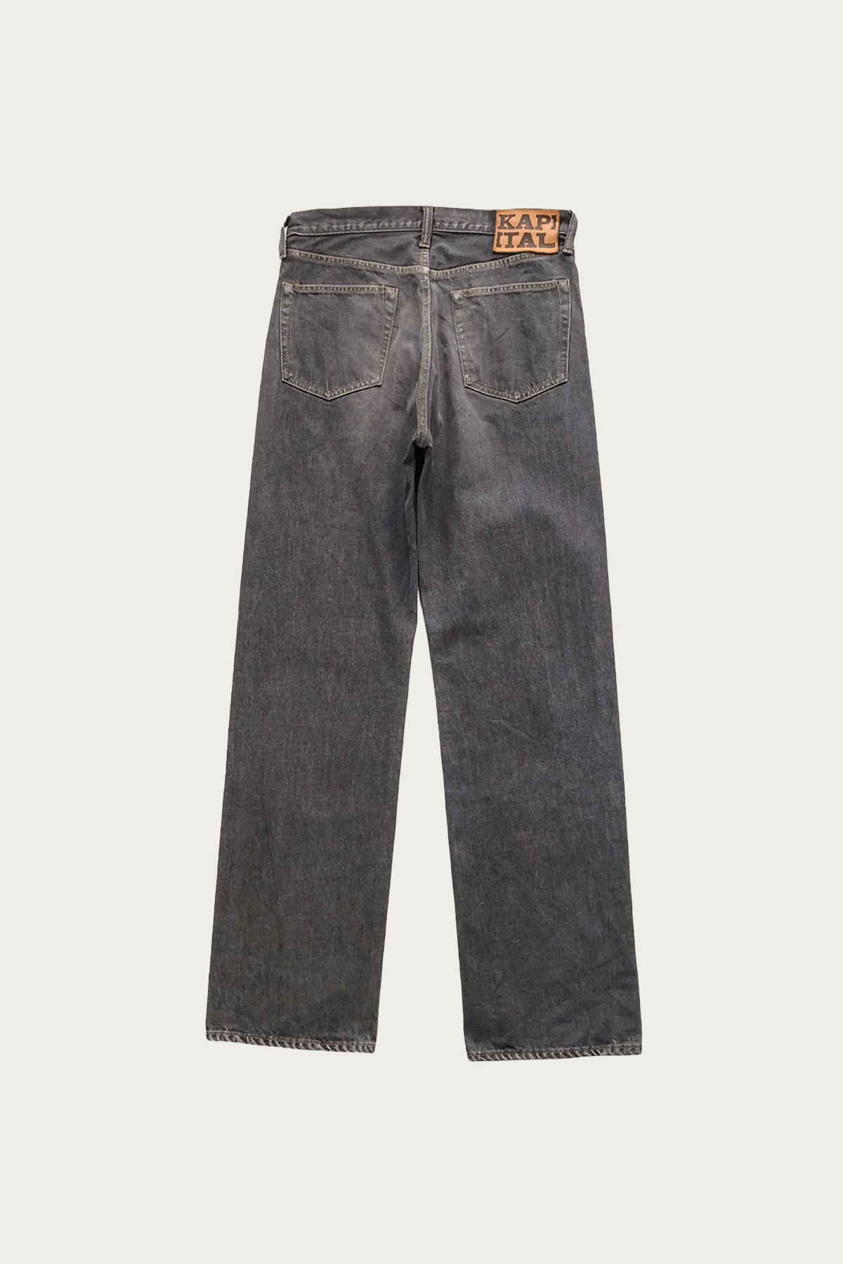 Kapital - 14oz BLKxBLK Denim 5P MONKEY TH (ZIP ver.) - Pro - Canoe Club